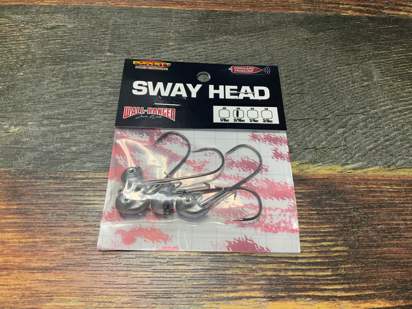 Duckett Sway Jig Head 3/16 oz. Black Nickel