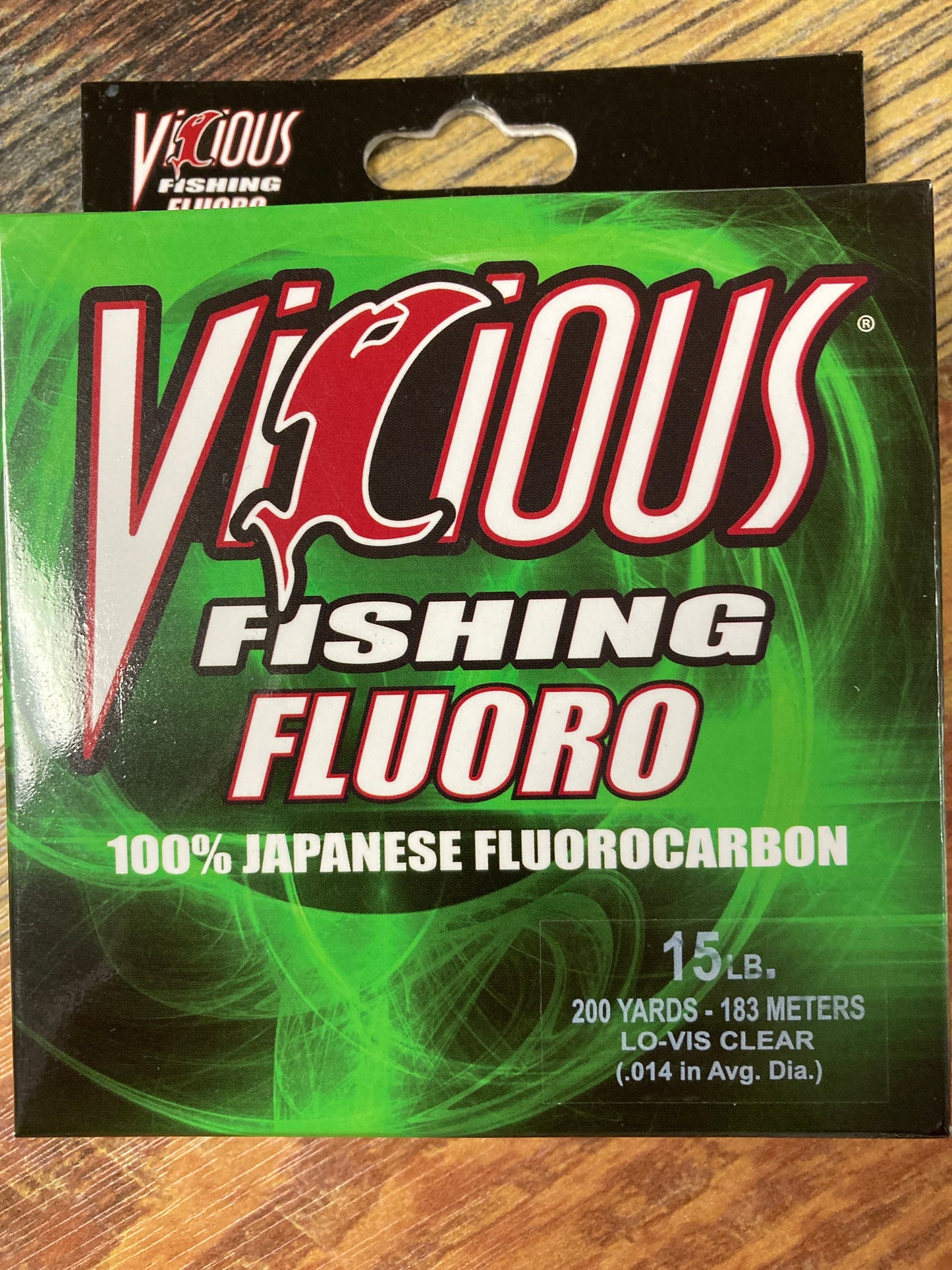 Vicious Fluoro Clear 15 lb. 200yd