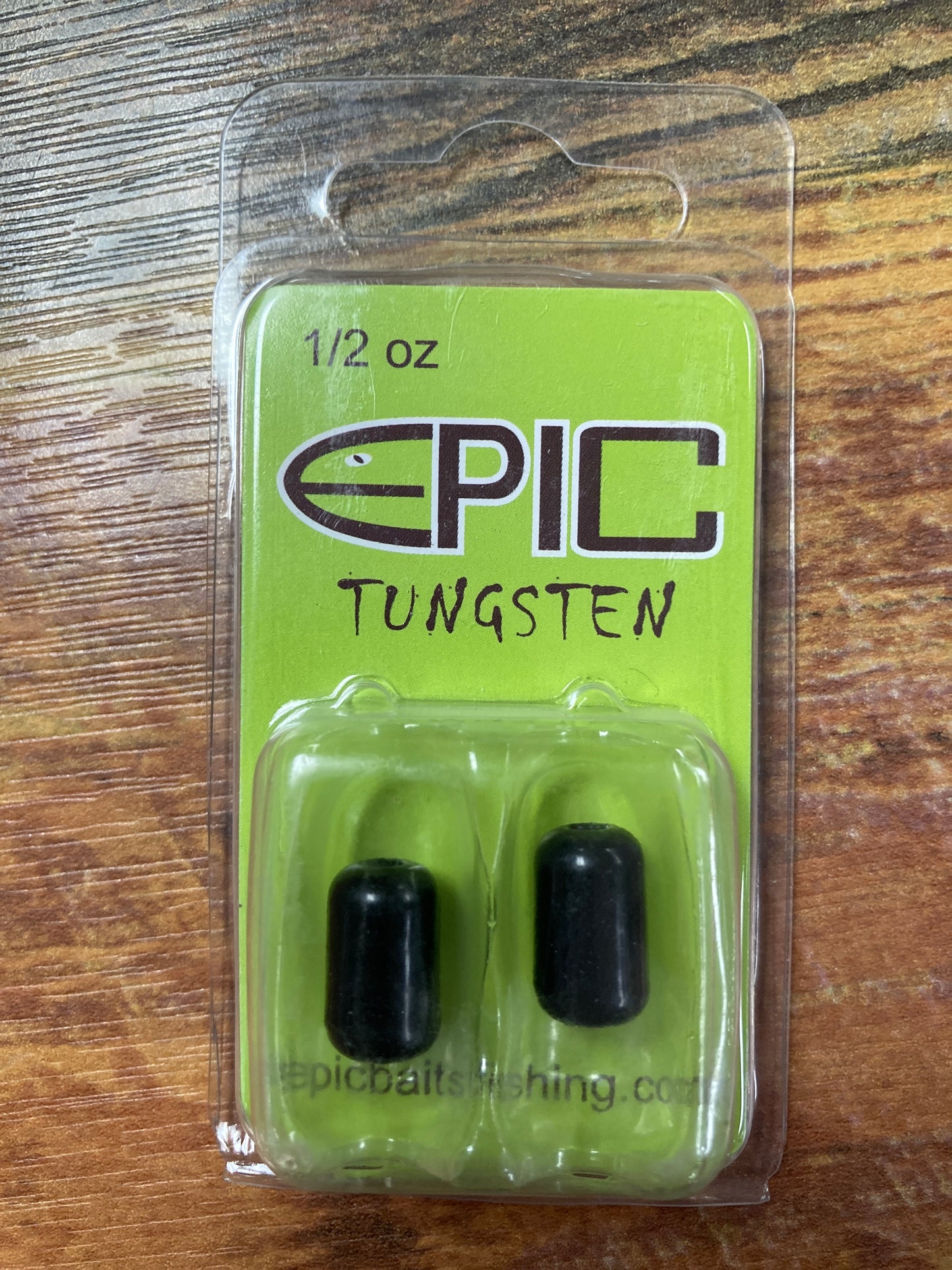 Epic Tungsten Barrel Weight 1/2 oz. Black