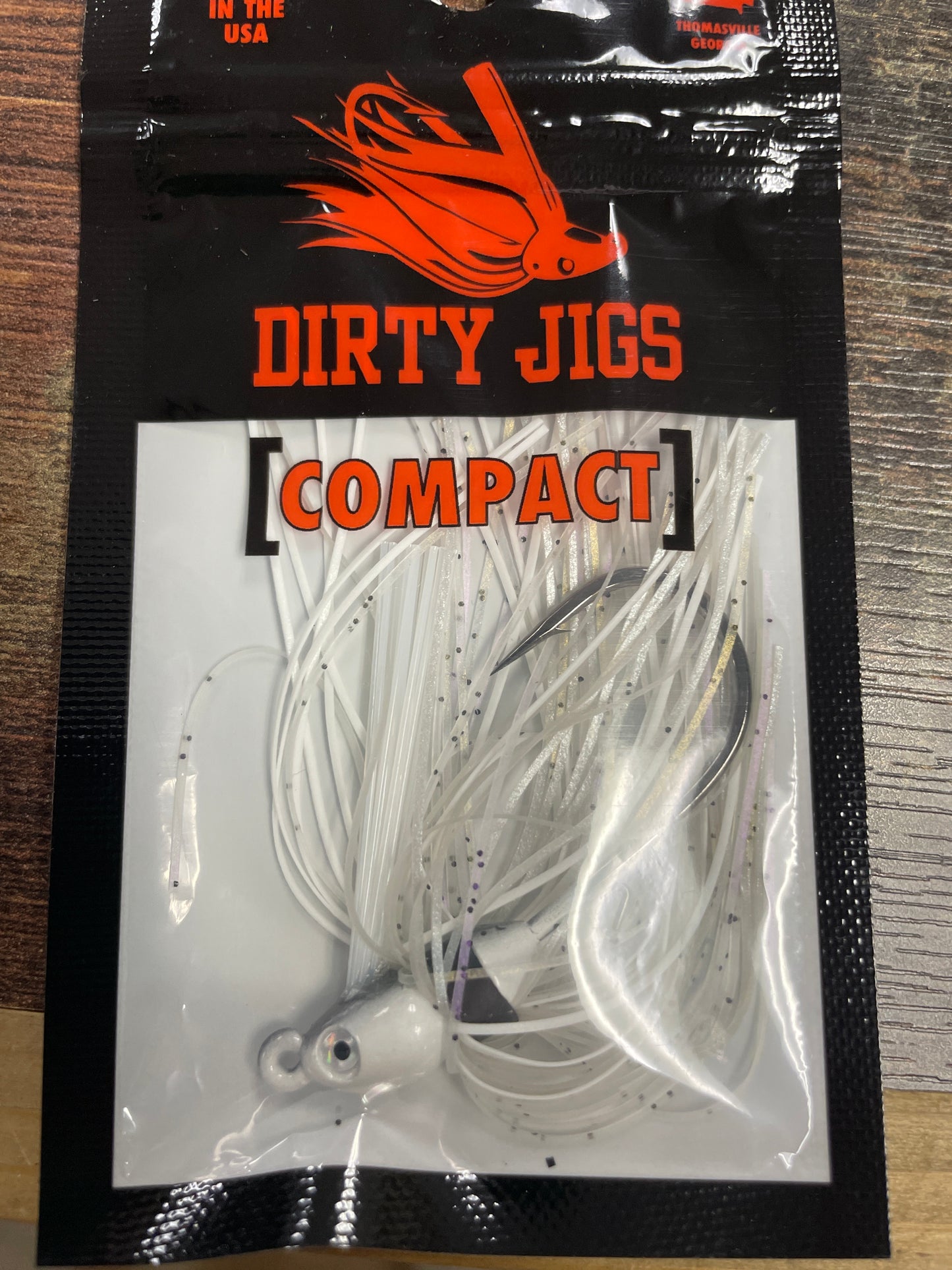 DJ Compact Swim Jig 1/4oz. Albino