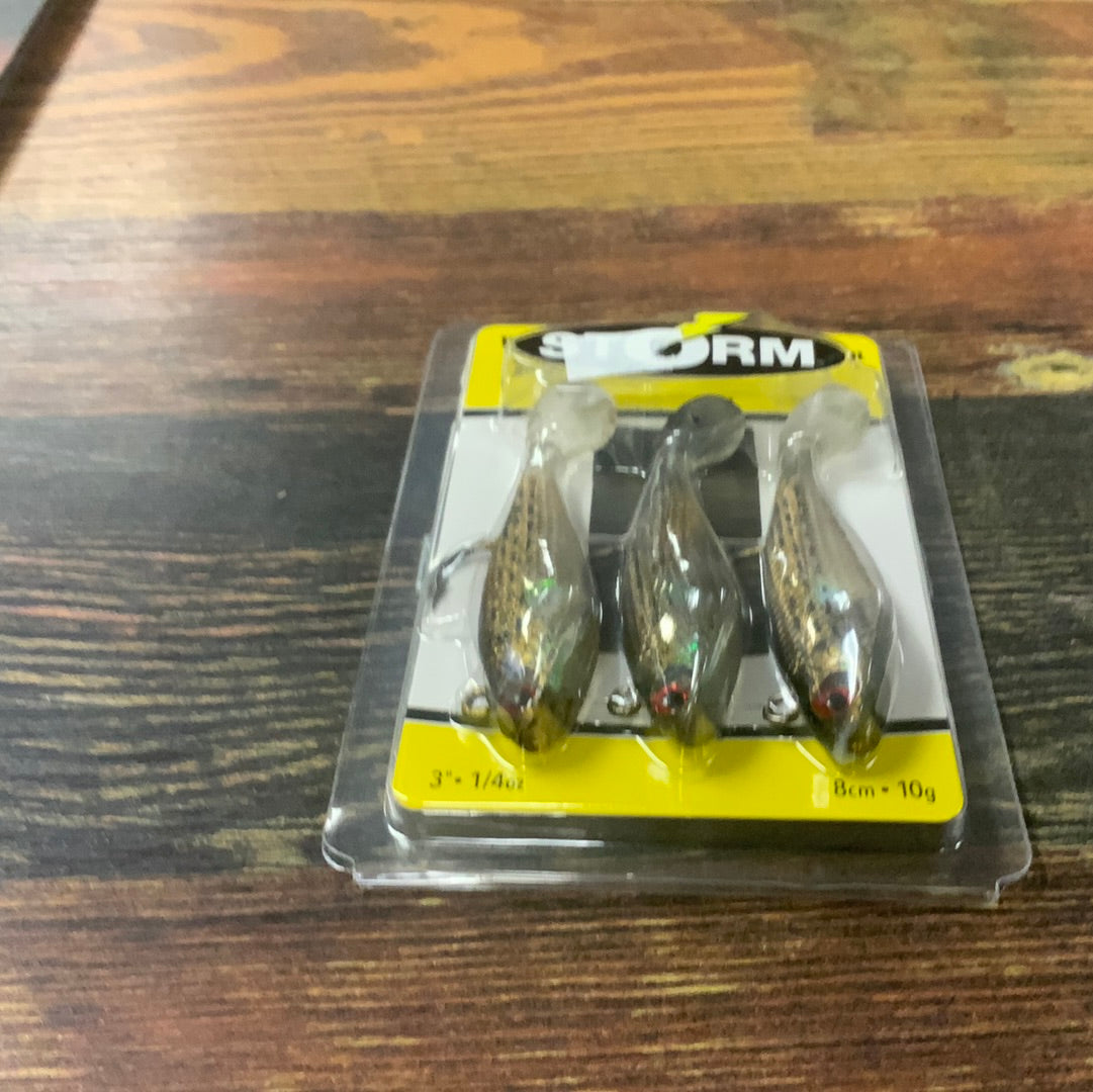 Storm Wildeye Swim Shad 3" 1/4 oz. Olive Shad