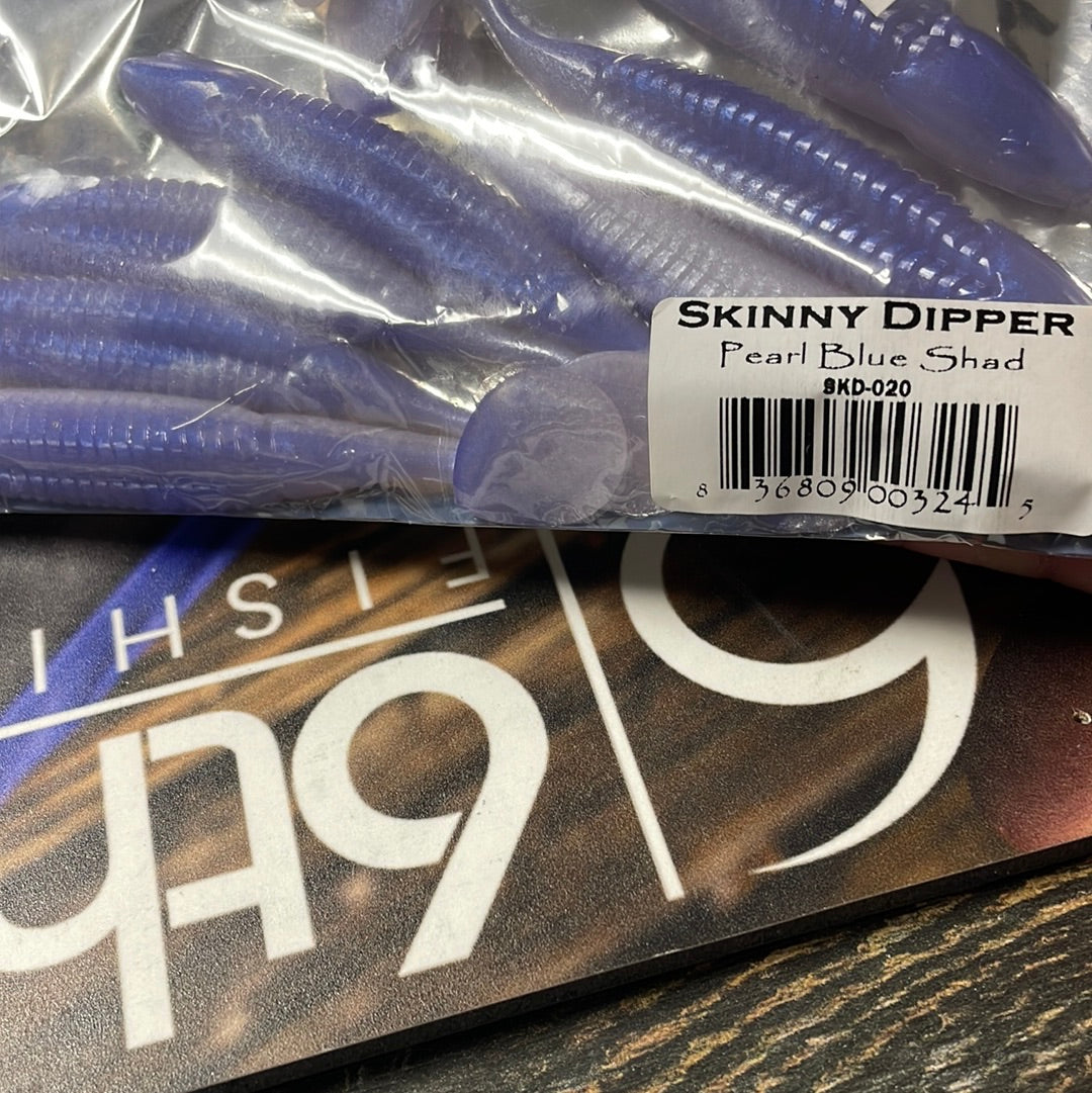 Reaction Innovations Skinny Dipper - Pearl Blue Shad