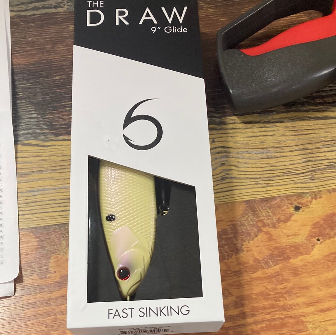6th Sense Draw 9" Glide Fast Sink - Bone Pearl