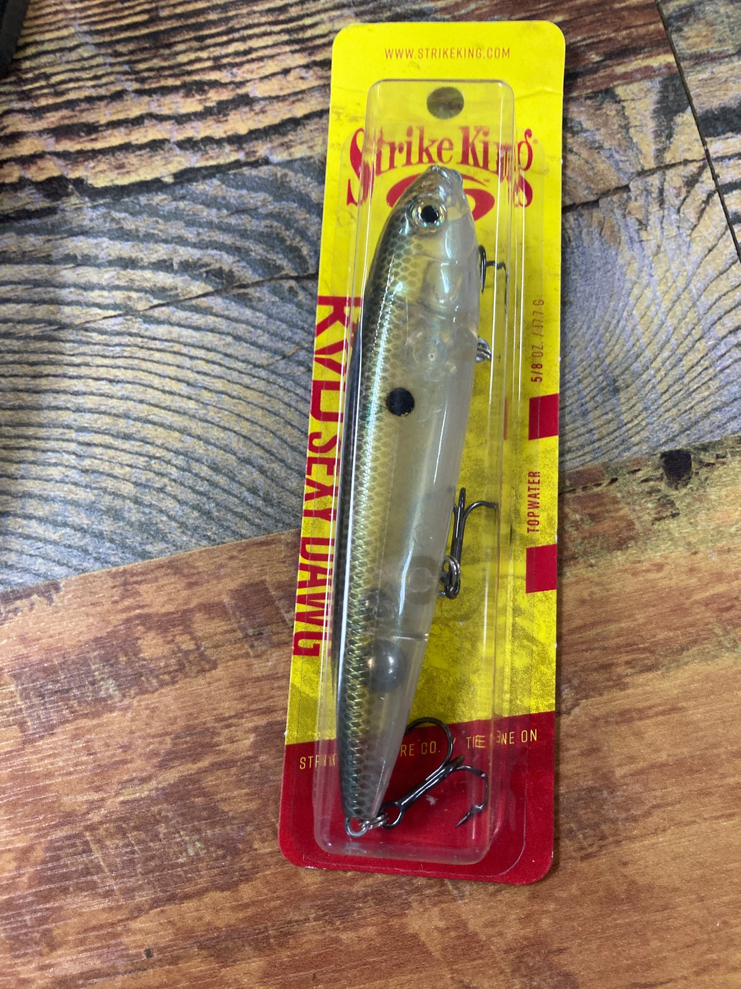 Strike King KVD Sexy Dawg - Green Gizzard Shad