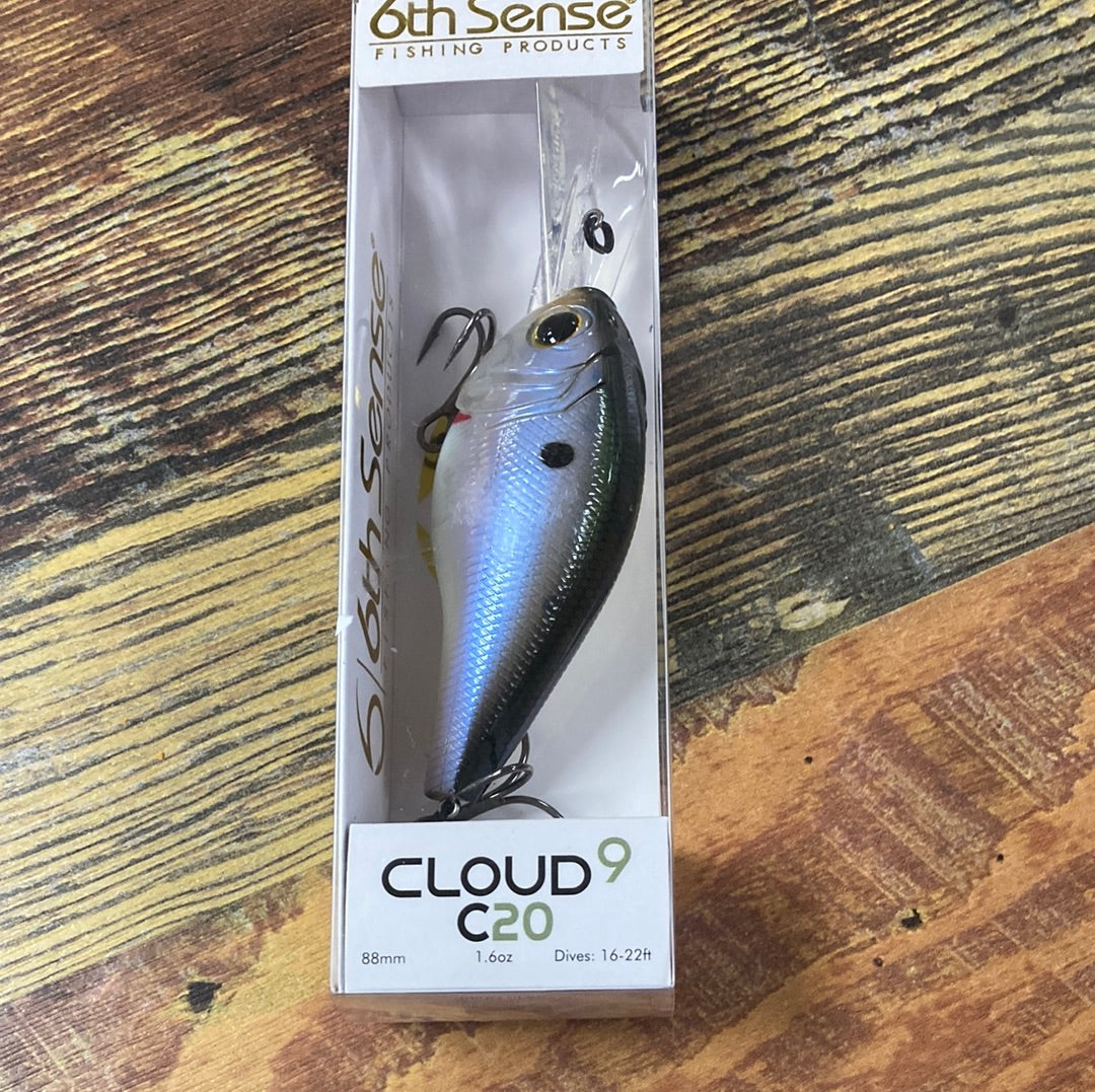 6th Sense Cloud 9 C20 - 1.6 oz. Ghost Pro Shad