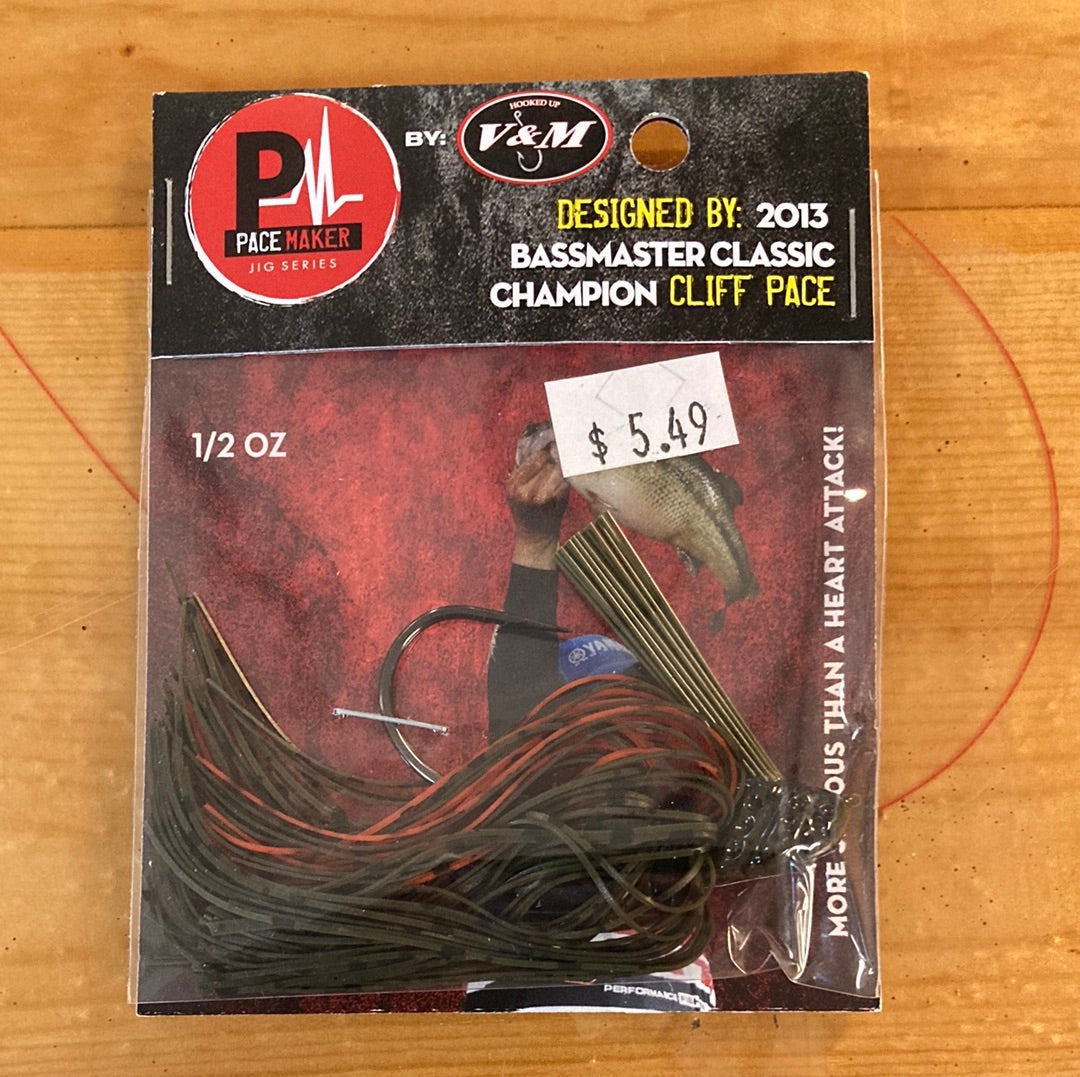 V&M Adrenaline Flippin Jig 1/2 oz. Crawdad.