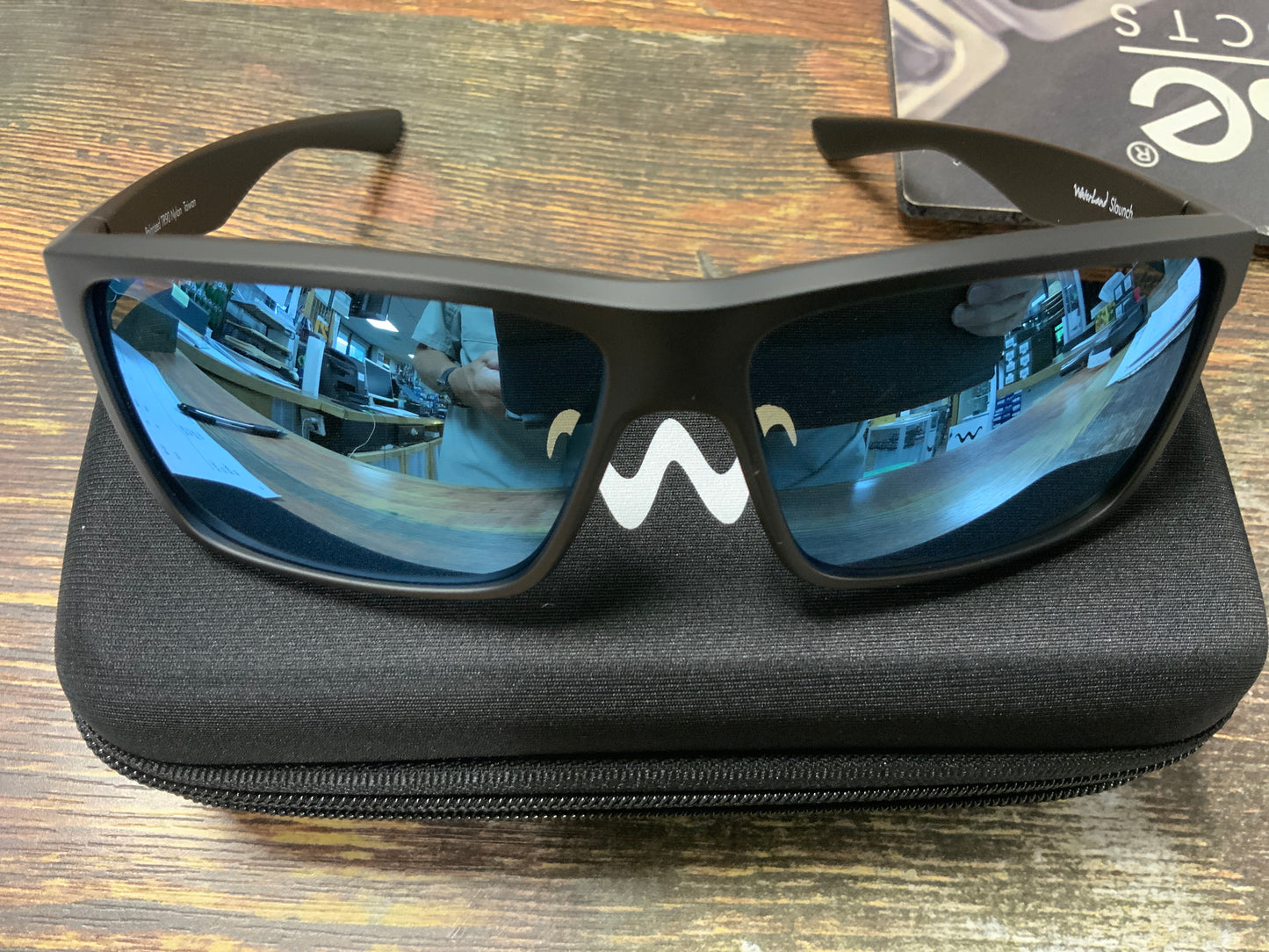 Waterland Slaunchmatte Black-Blue Mirror