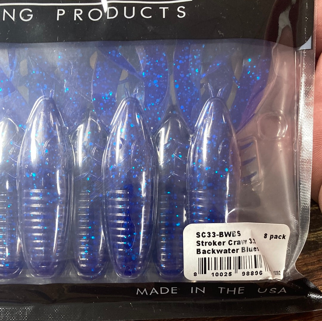 6th Sense Stroker Craw 3.3 Backwater Blues