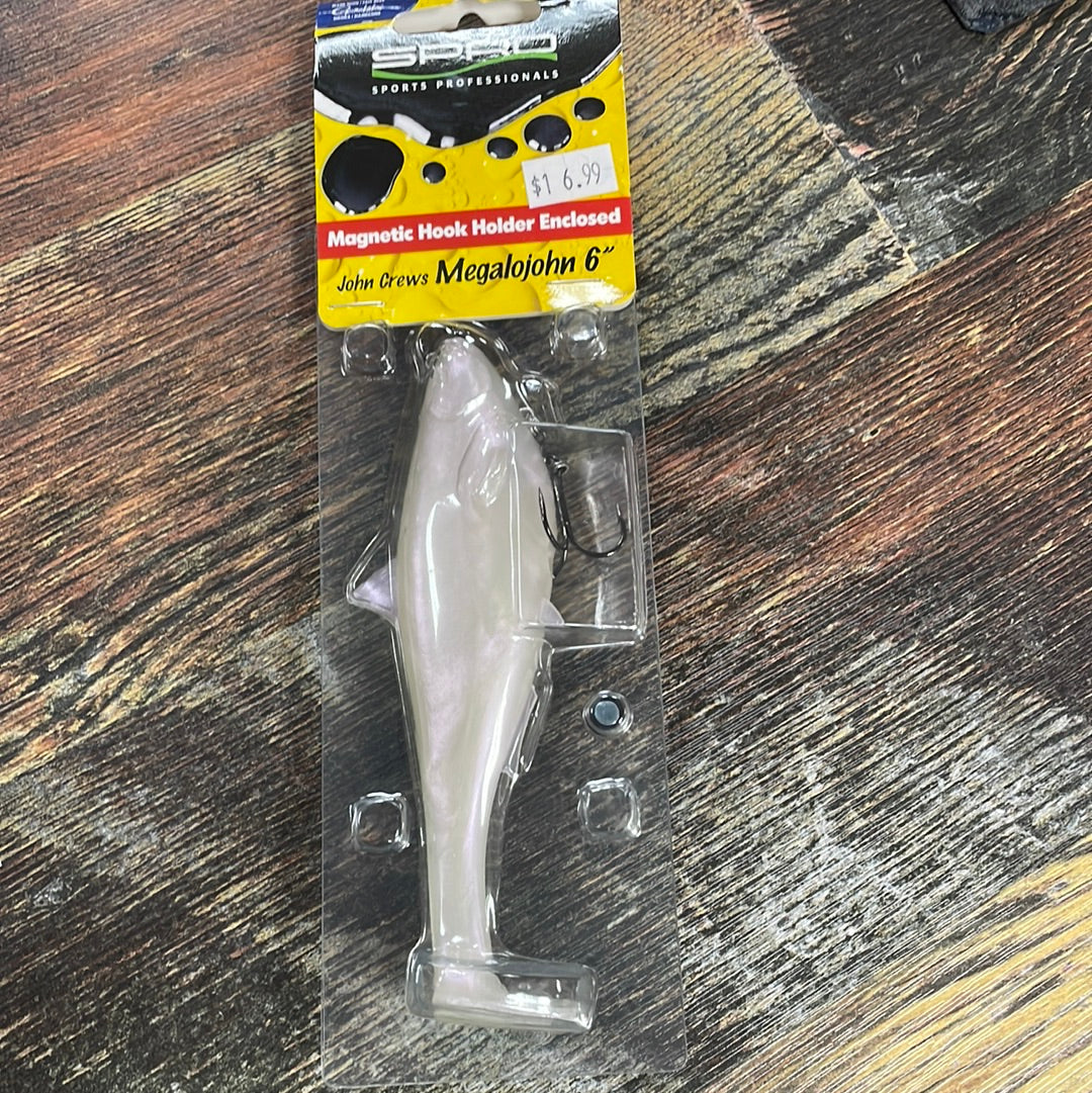 Spro Megalojohn 6” Pearl Shad