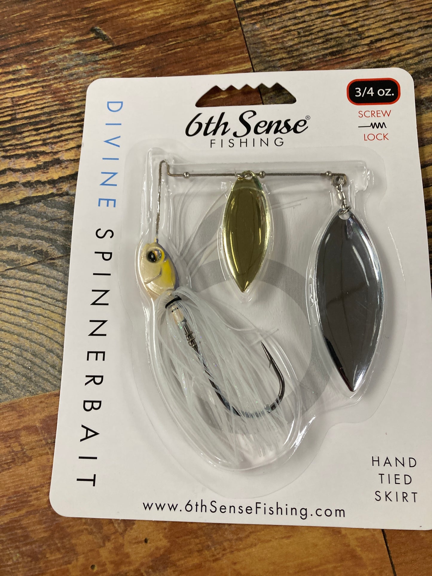 6th Sense Divine Spinnerbait 3/4 oz. Shad Ice