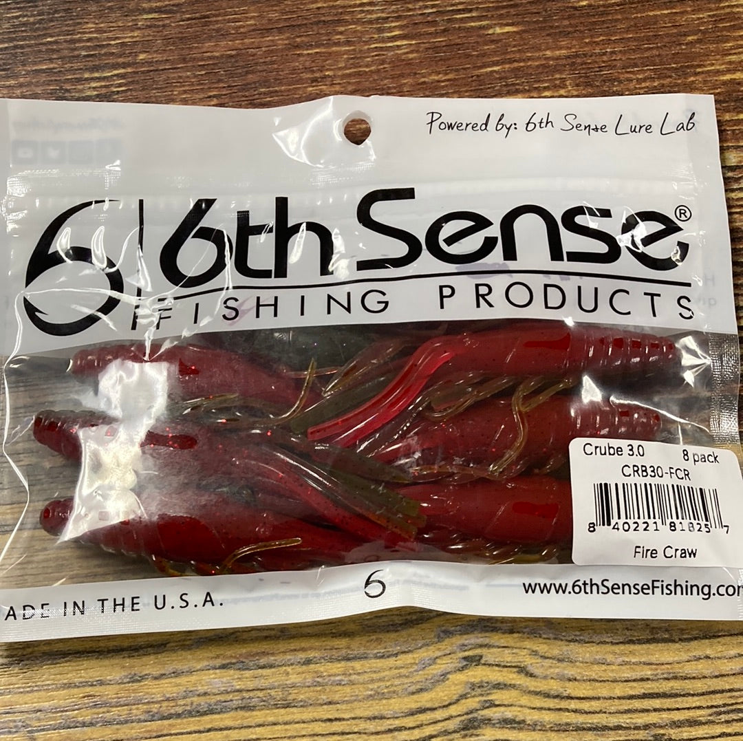 6th Sense Crube 3.0" Fire Craw