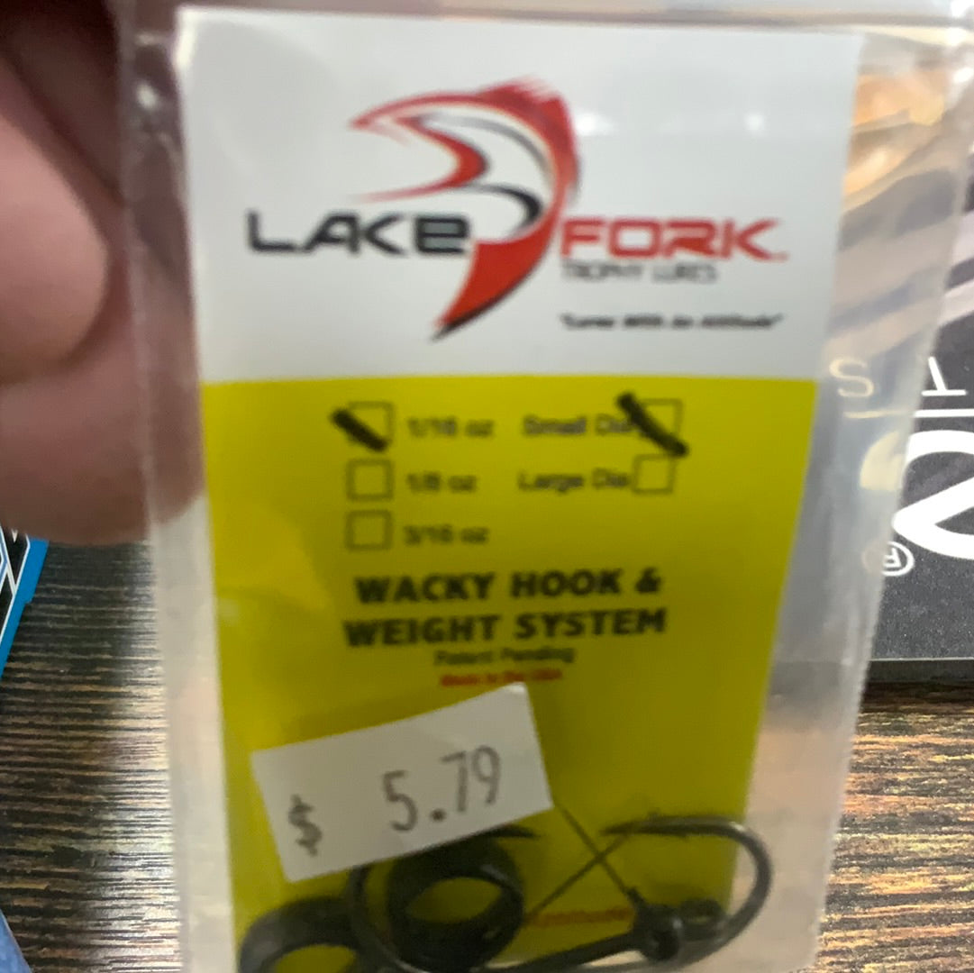 Lake Fork Wacky Hook & Weight System 1/16 oz.