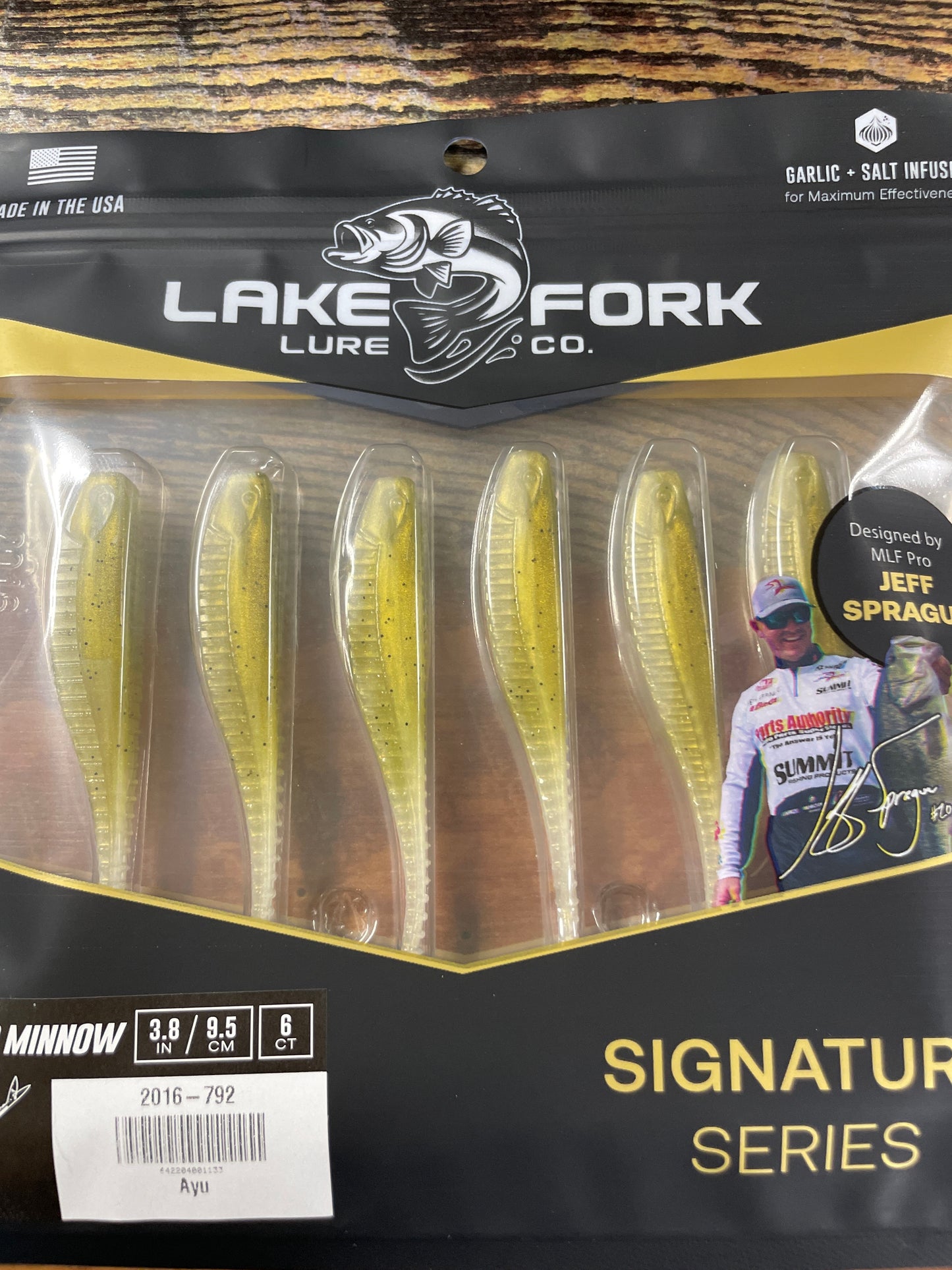 Lake Fork Lures Pro FFS Minnow 3.8” Ayu 6 Count
