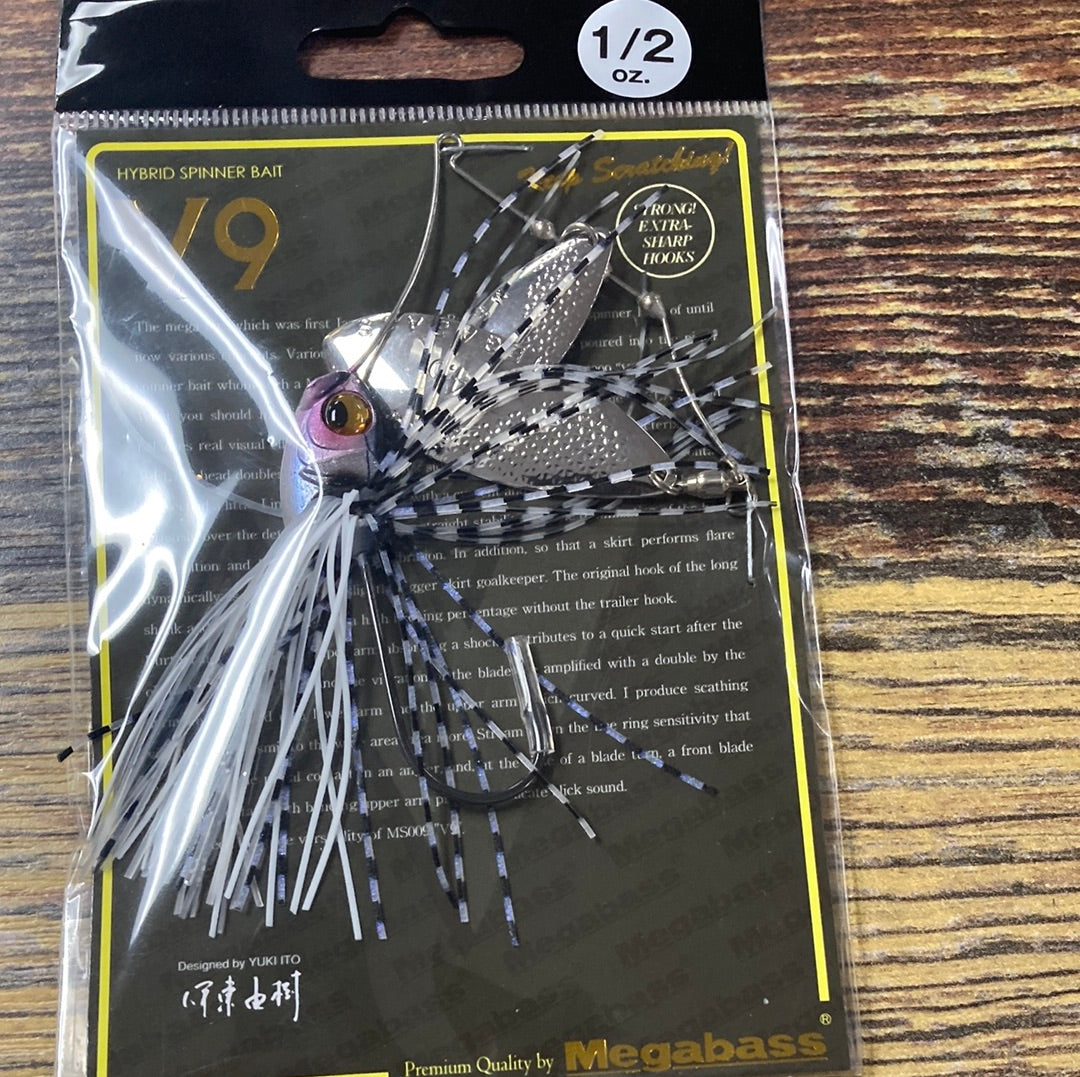 Megabass V9 Spinner Bait 1/2 oz. HASU