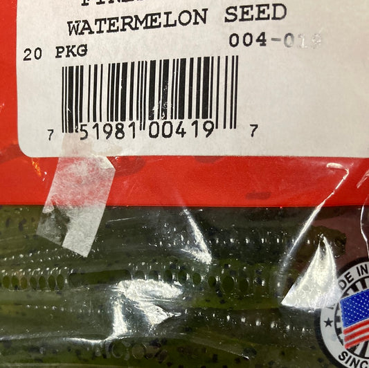 Zoom finesse worm watermelon seed