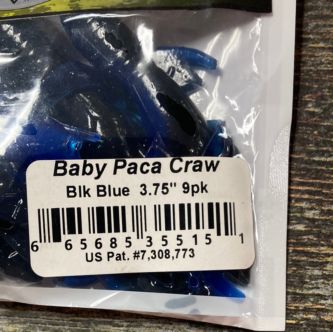 Net Bait Baby Paca Black Blue 3.75”