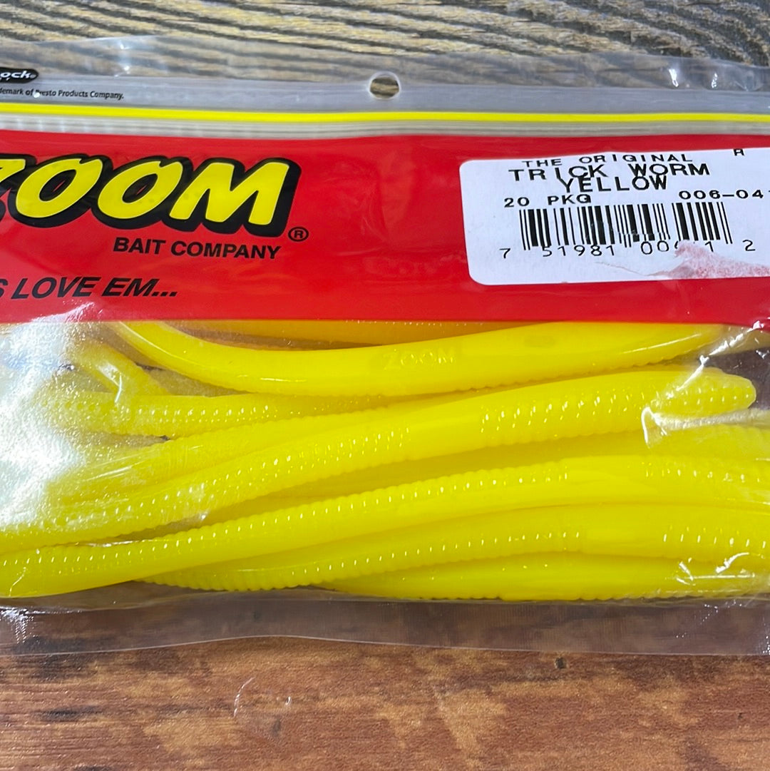 Zoom Trick Worm - Yellow