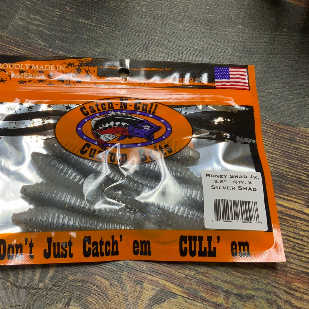 Catch-N-Cull Money Shad Jr. 3.8" Silver Shad
