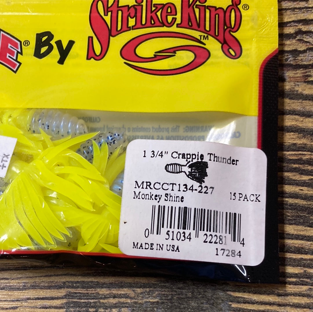 Mr Crappie Crappie Thunder 1 -3/4” Monkey Shine