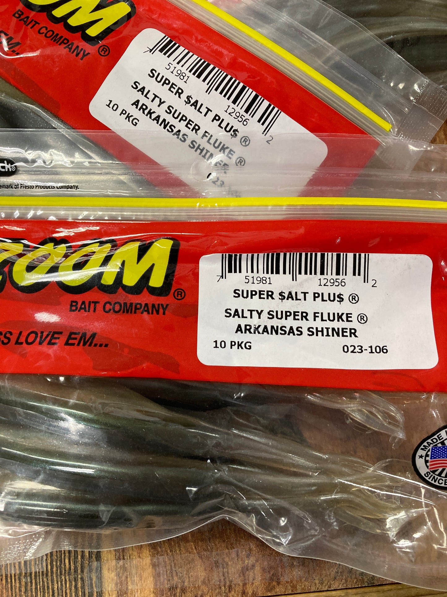 Zoom Super Fluke - Arkansas Shiner
