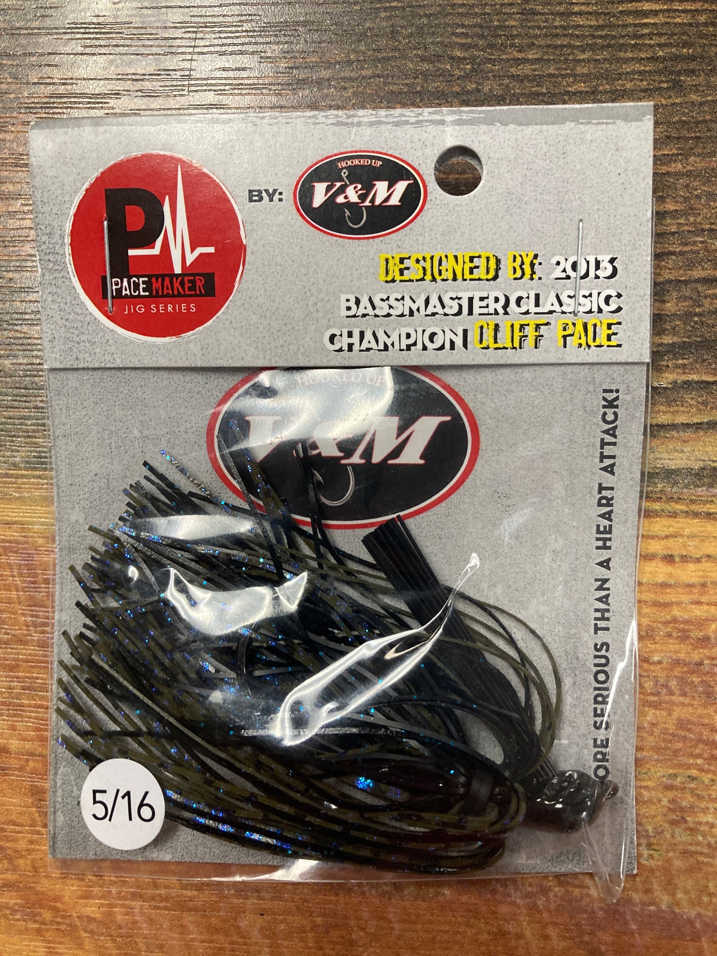 V&M Skipping Jig 5/16 oz. Blue Shadow