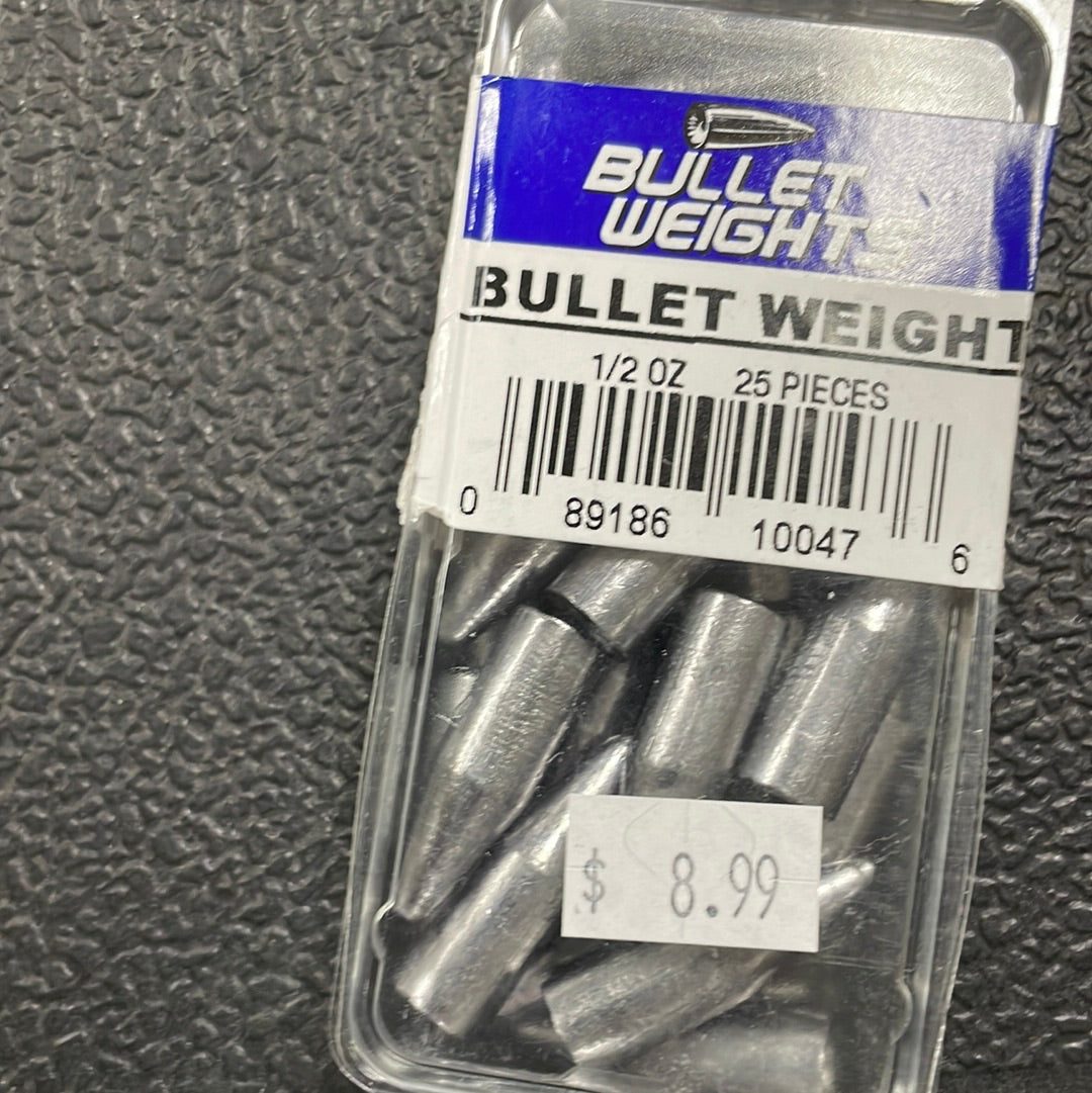 Bullet Weights - Bullet Weight 1/2 oz. Lead