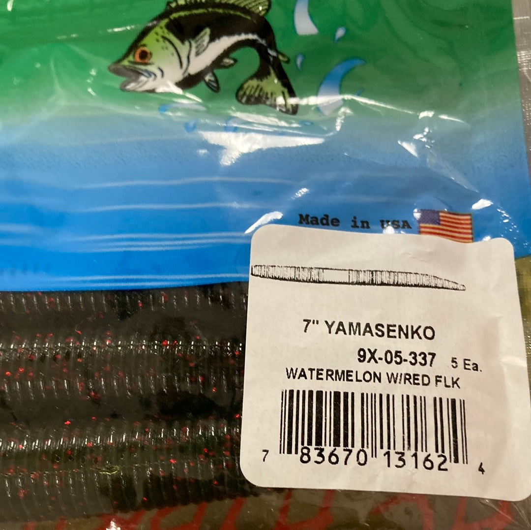Yamamoto Senko 7" Watermelon Red/Flk