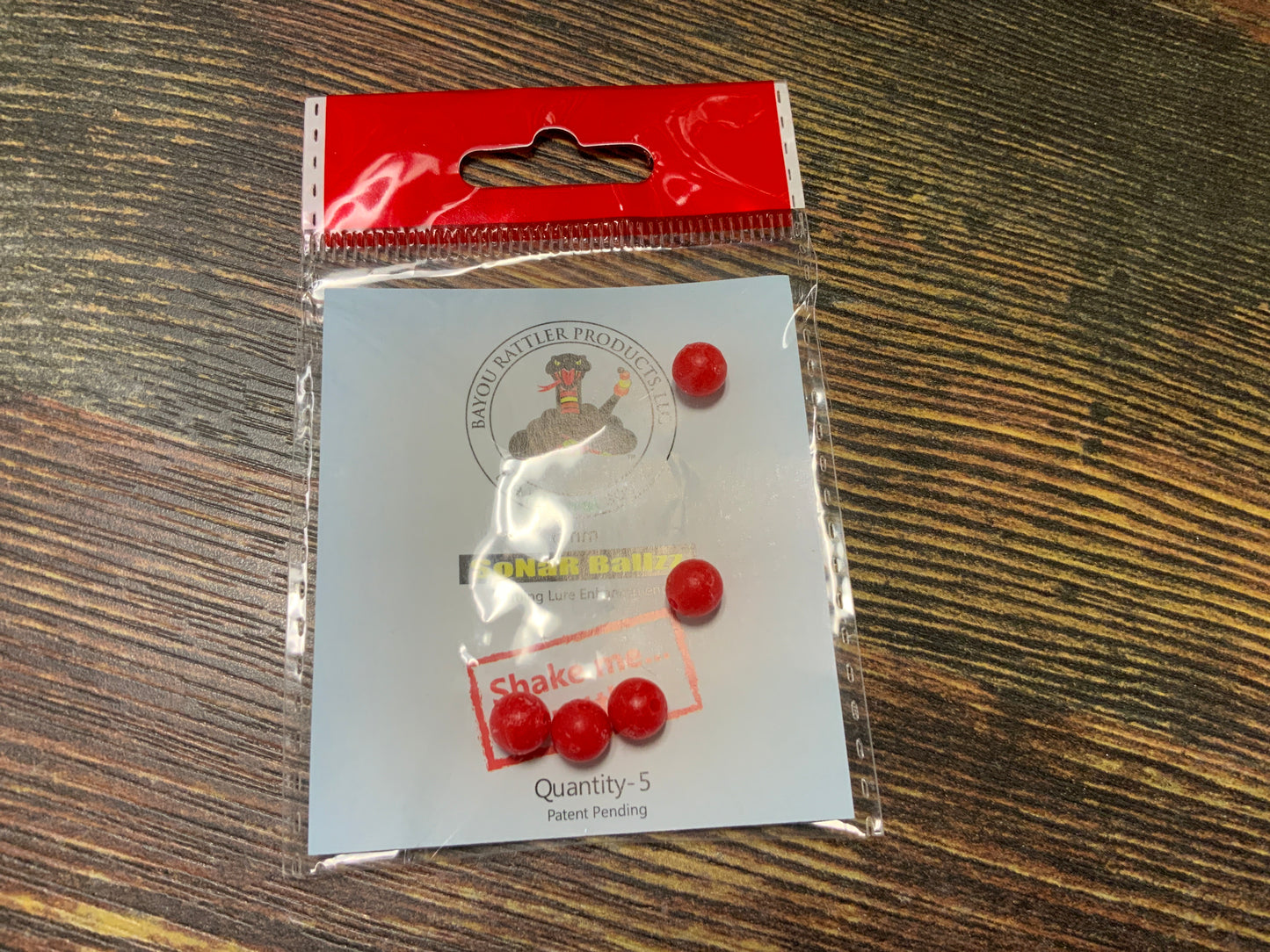 Bayou Sonar Ballzz 6mm Red