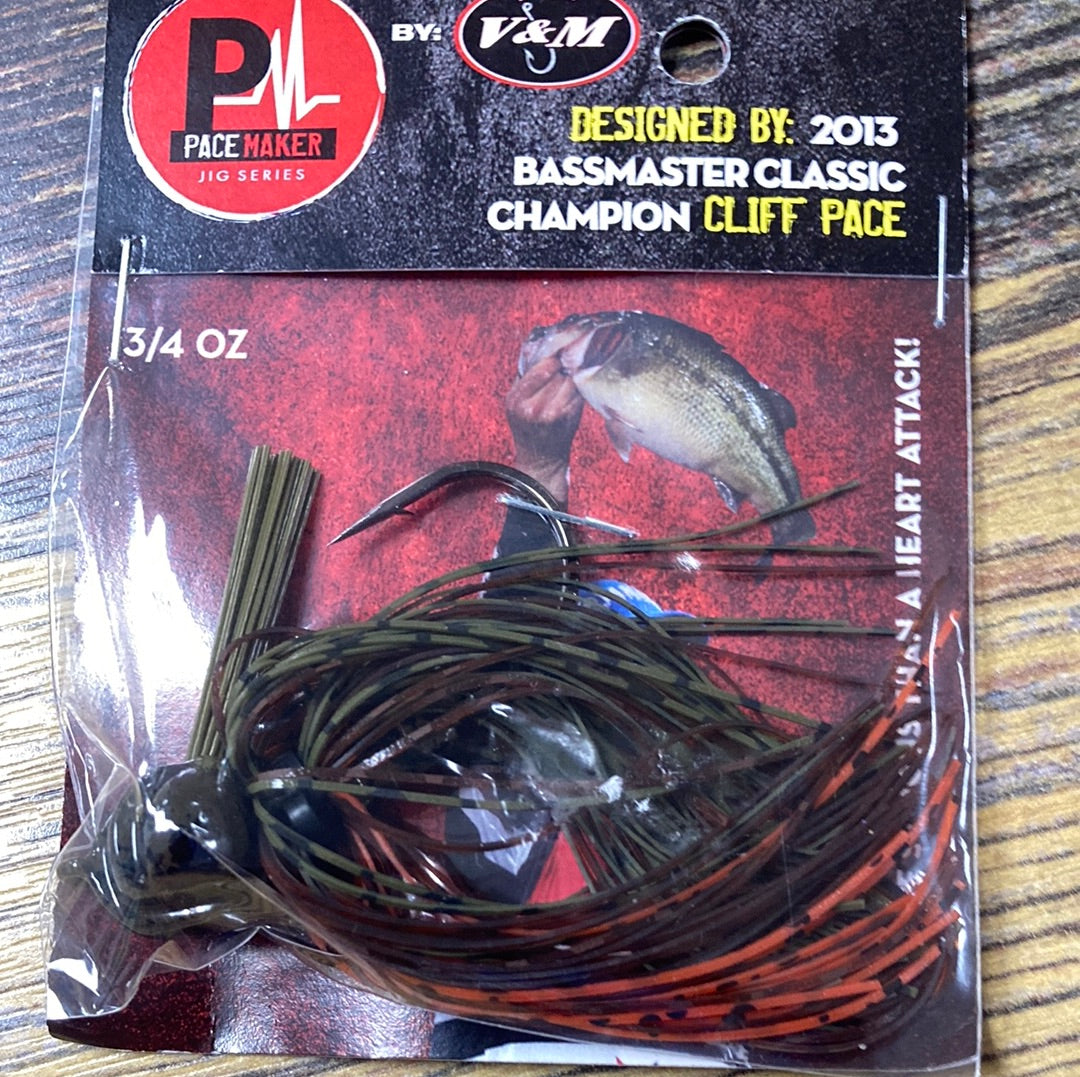 V&M Flatline Football Jig 3/4 oz. Crawdad