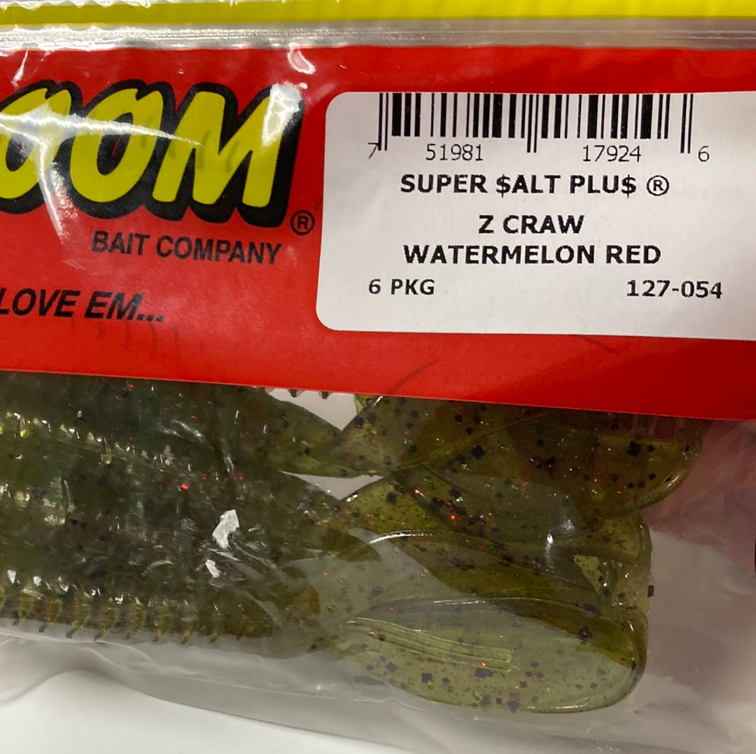 Zoom Z Craw - Watermelon Red