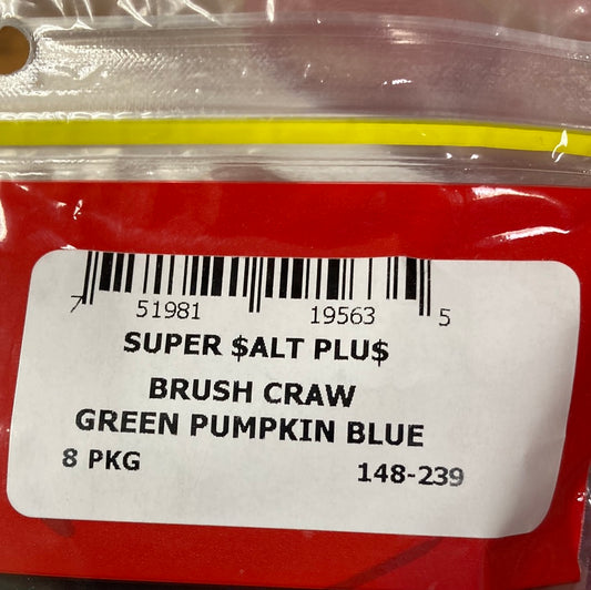 Zoom Brush Craw Green pumpkin blue