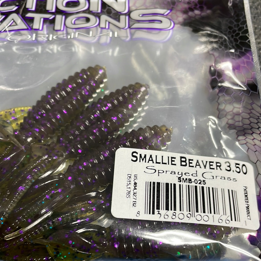 Reaction innovations 3.50 smallie Beaver Sprayed Grass