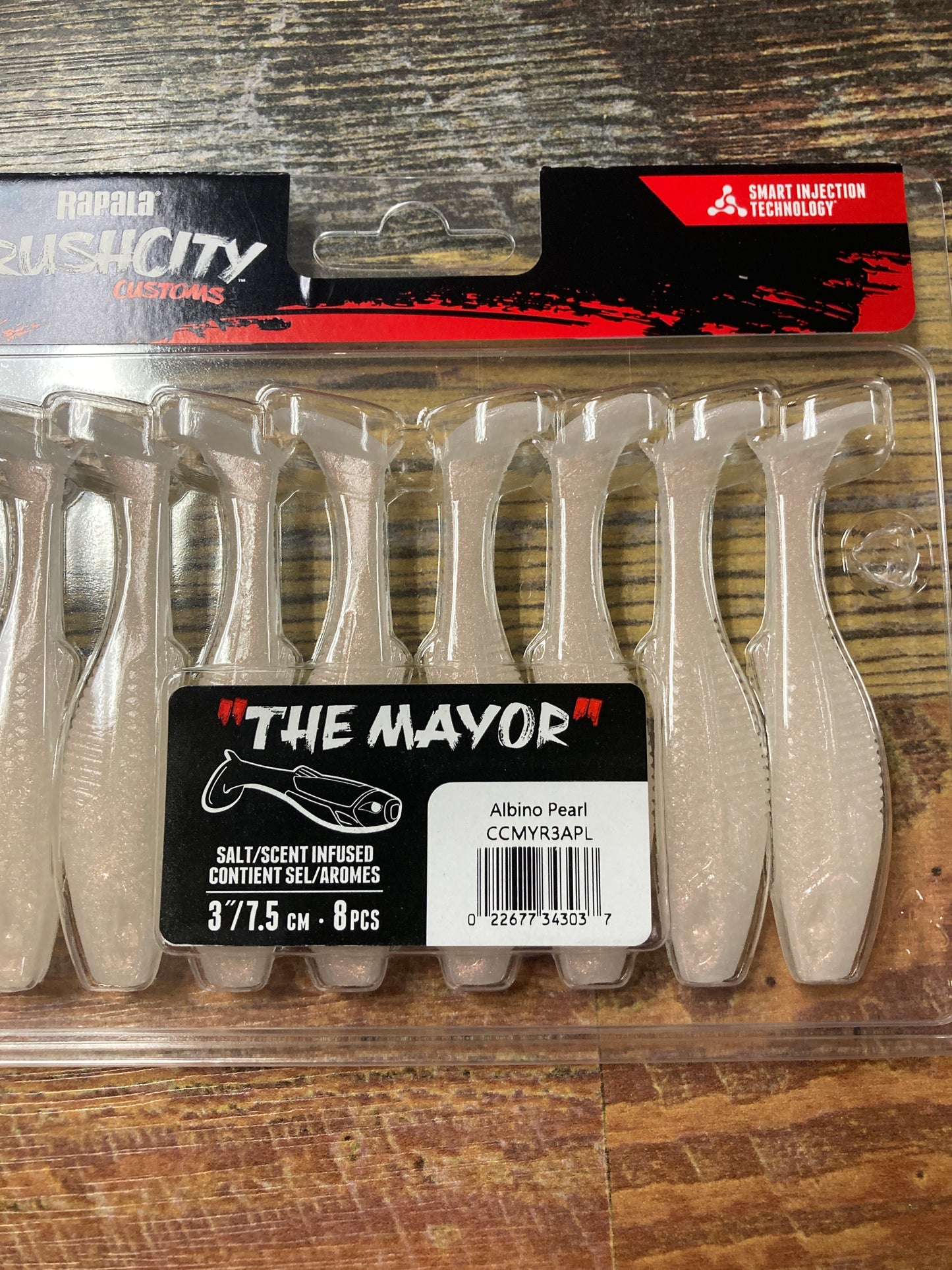 Rapala Crushcity The Mayor 3" Albino Pearl