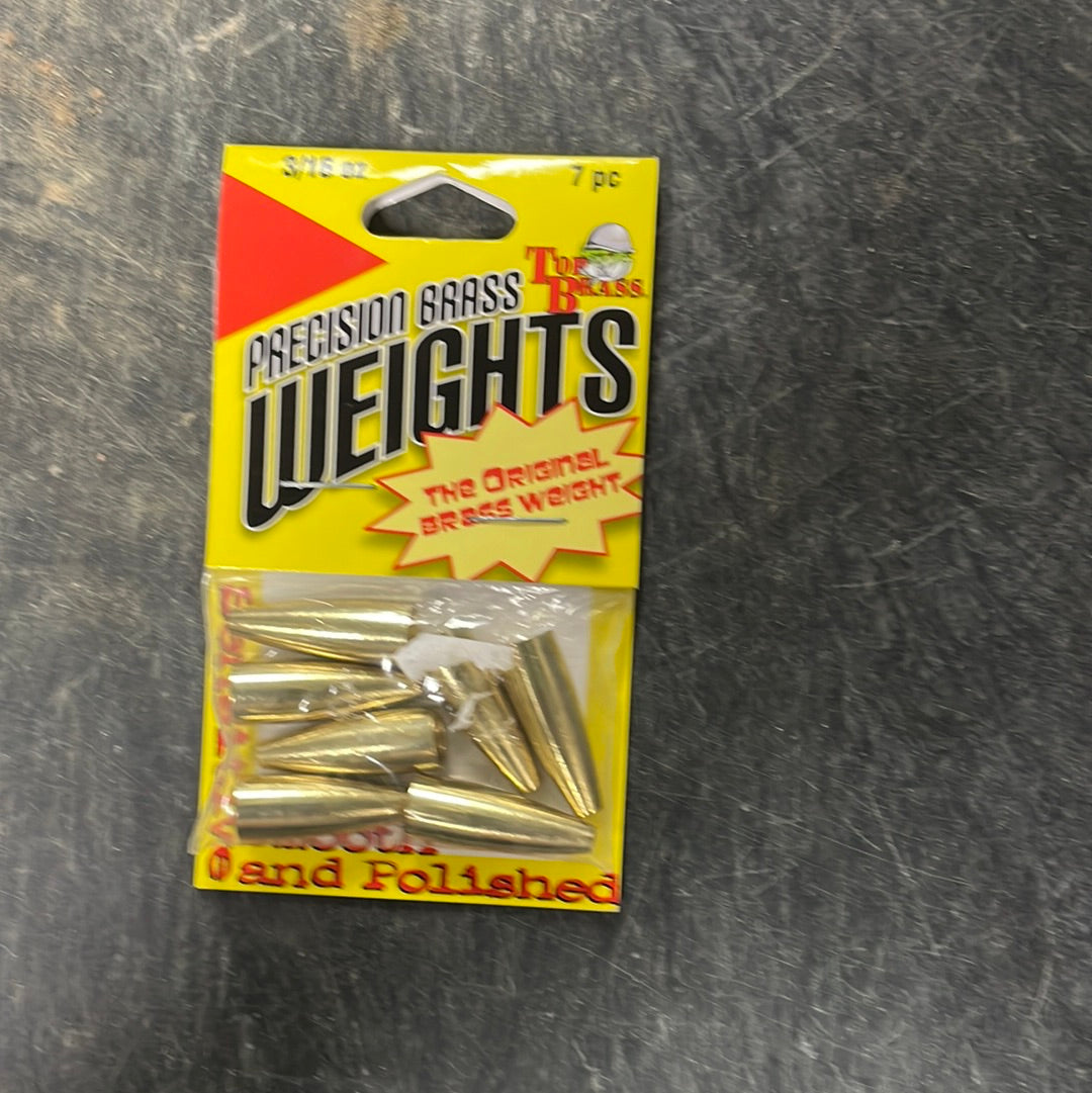 Top Brass Precision Brass Weights 3/16 oz