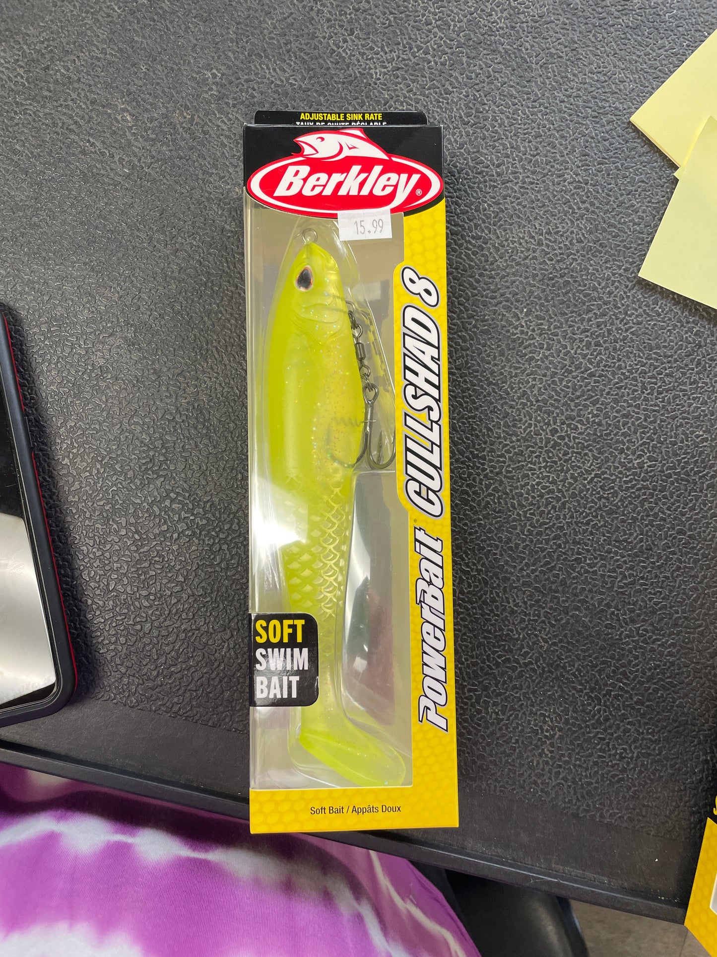 Berkley Cullshad 8" Lime Ice