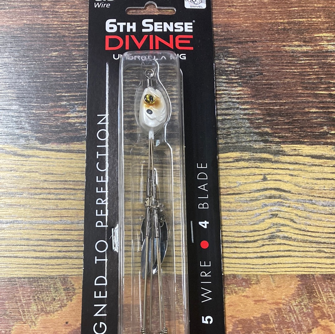 6th Sense Divine Umbrella Rig - 4 Blade 5.5" Spanish Pearl