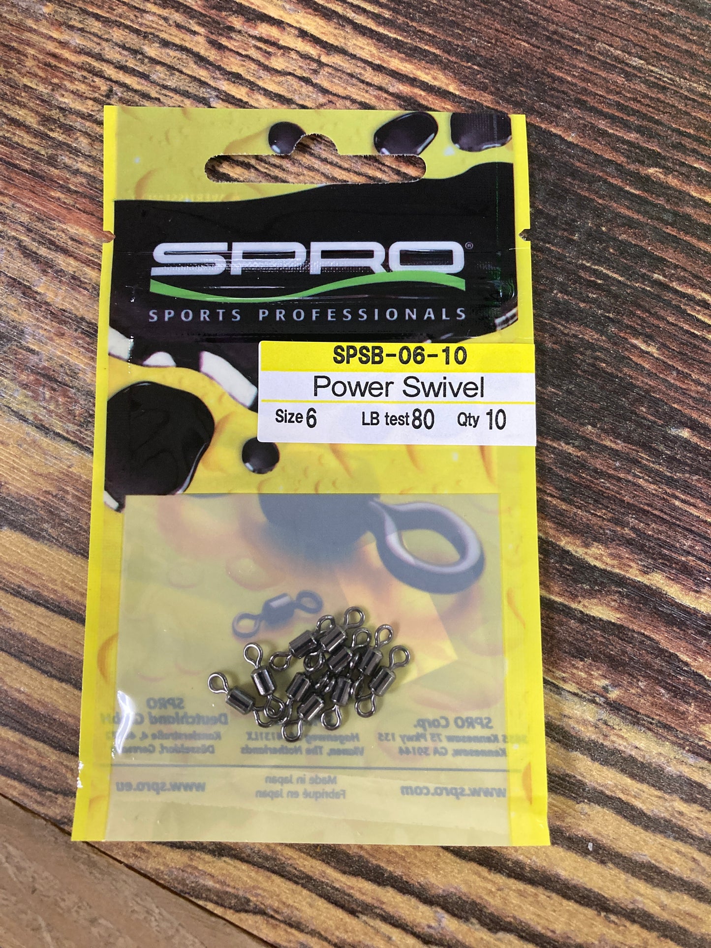 Spro Power Swivel Size 6 Black