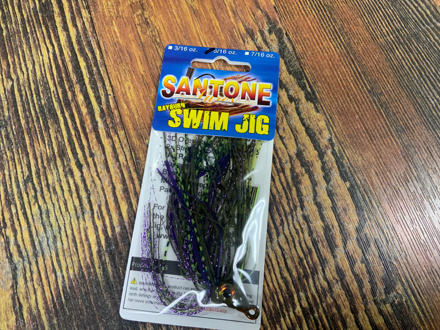 Santone Rayburn Swim Jig 5/16 oz. Mexican Heather