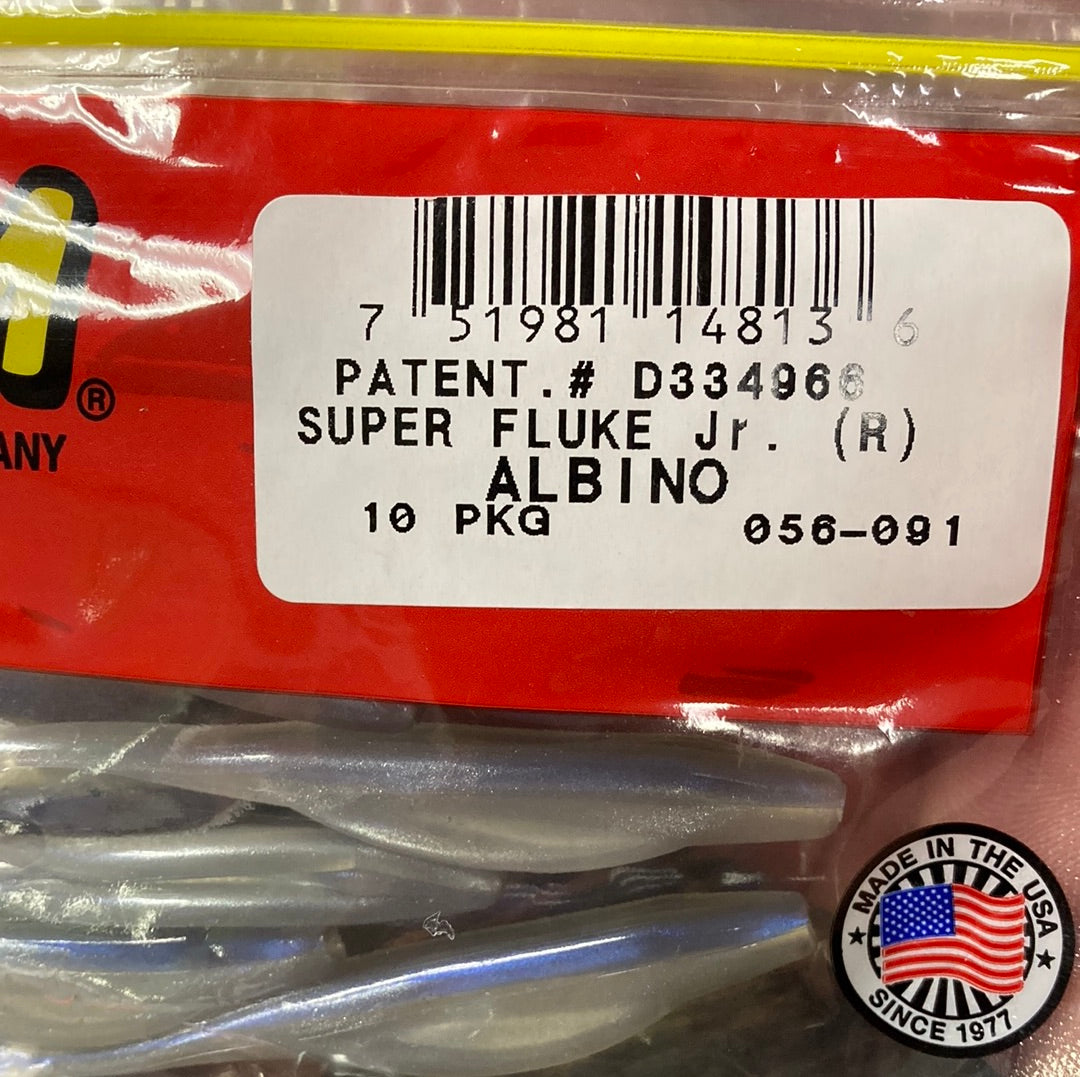 Zoom Super Fluke Jr. - Albino