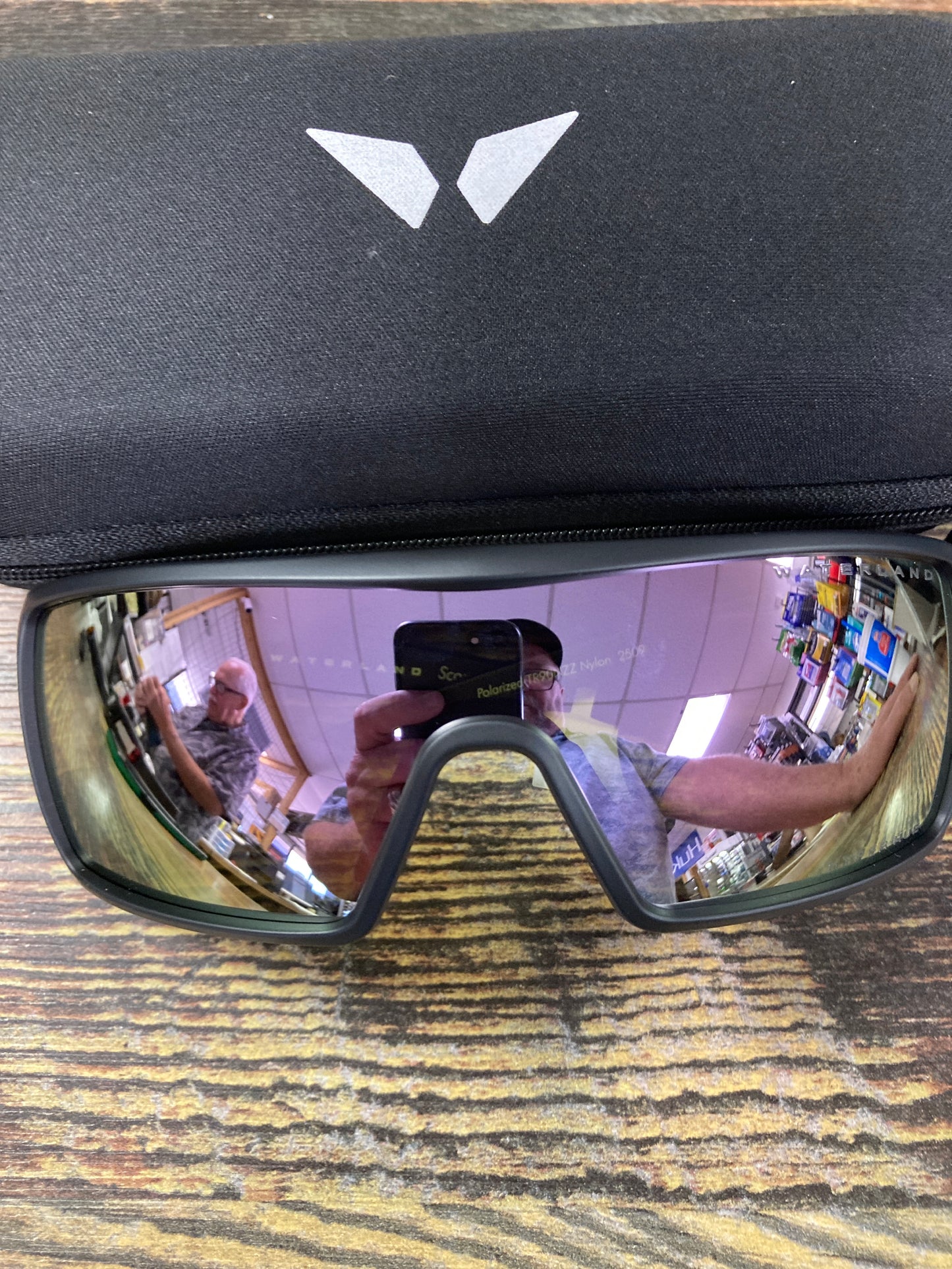Waterland Scopers Black Frame Rosewater Mirror