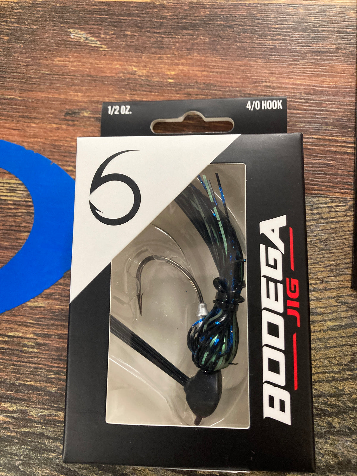 BD Bodega Jig 1/2 oz 4/0 Black N Blue Pro