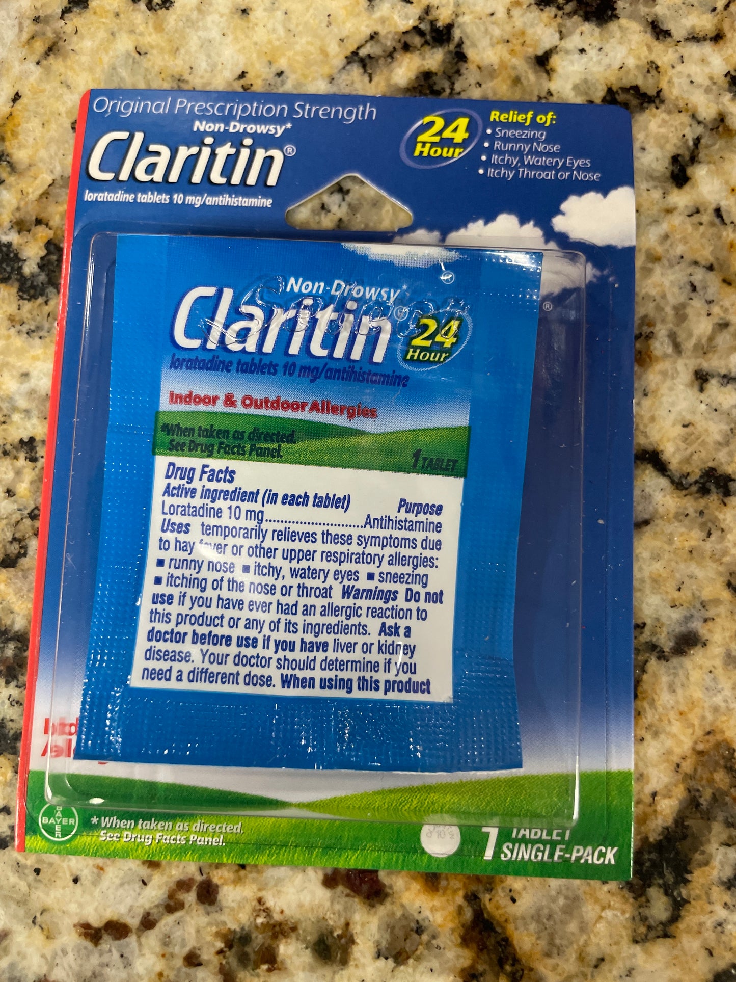 Claritin 24 Hour Single Pack