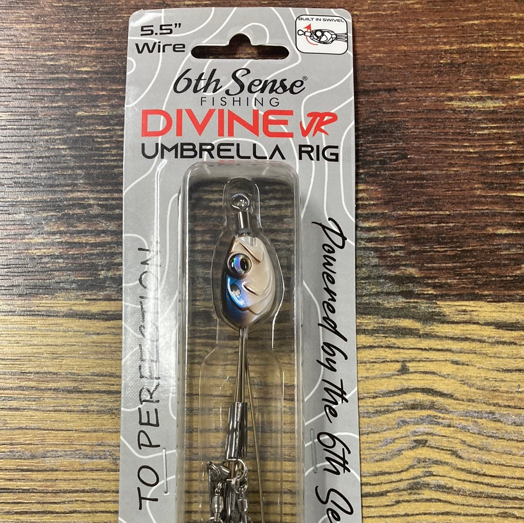 6th Sense Divine Jr Umbrella Rig 5.5" - 4K Shad