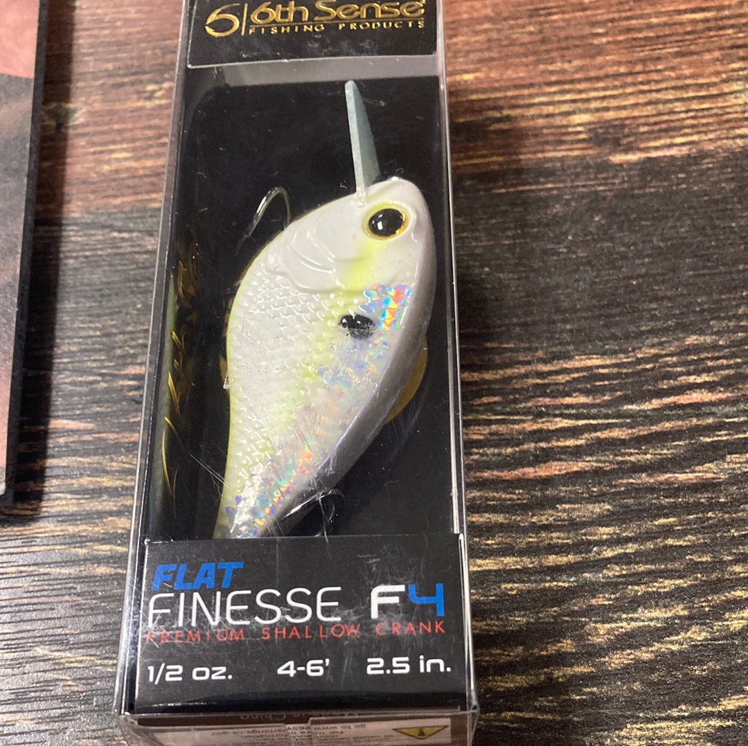 f4 fishing lure 6th Sense Flat Finesse F4