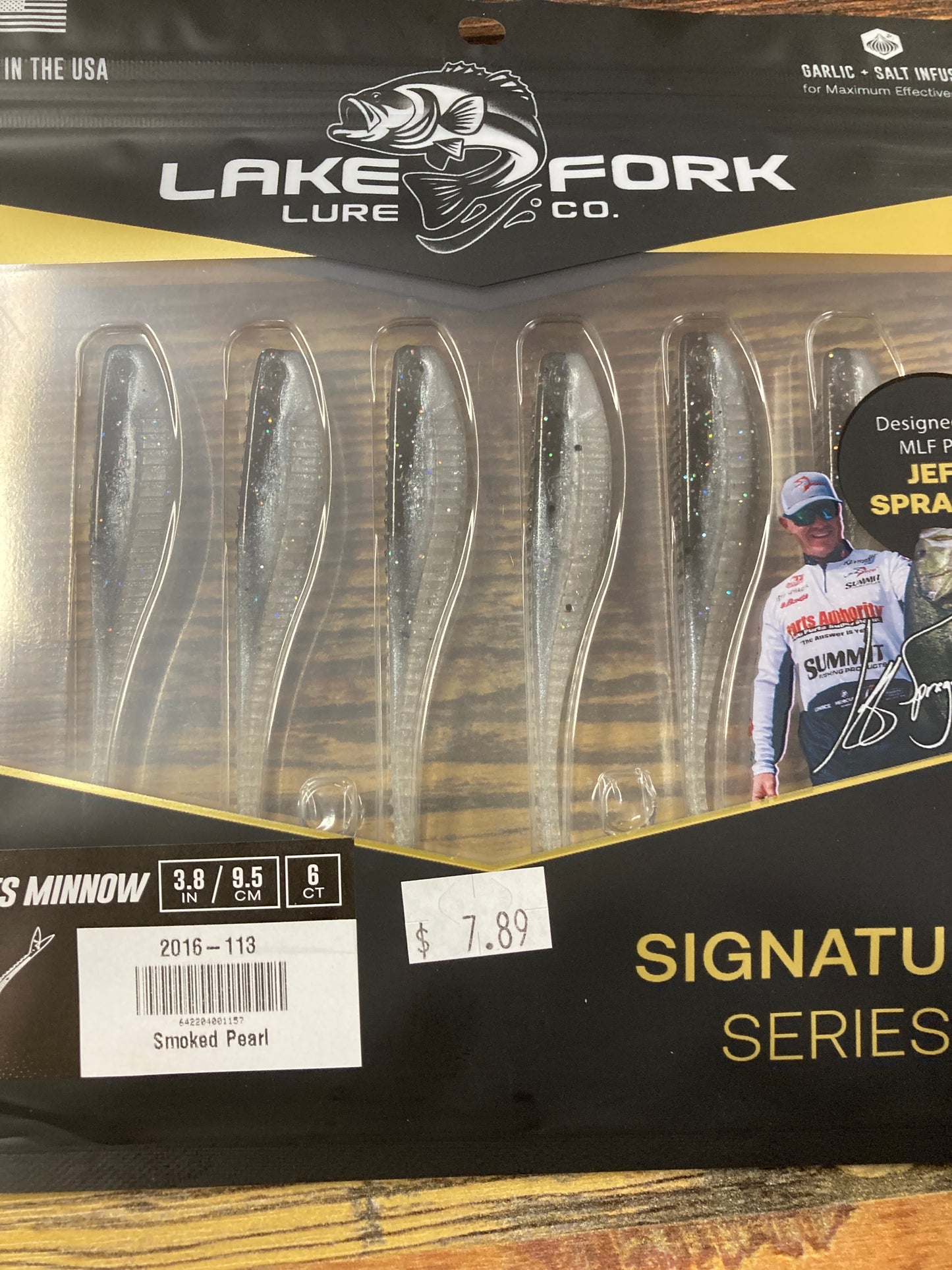 Lake Fork Lures FFS Minnow Smoked Pearl