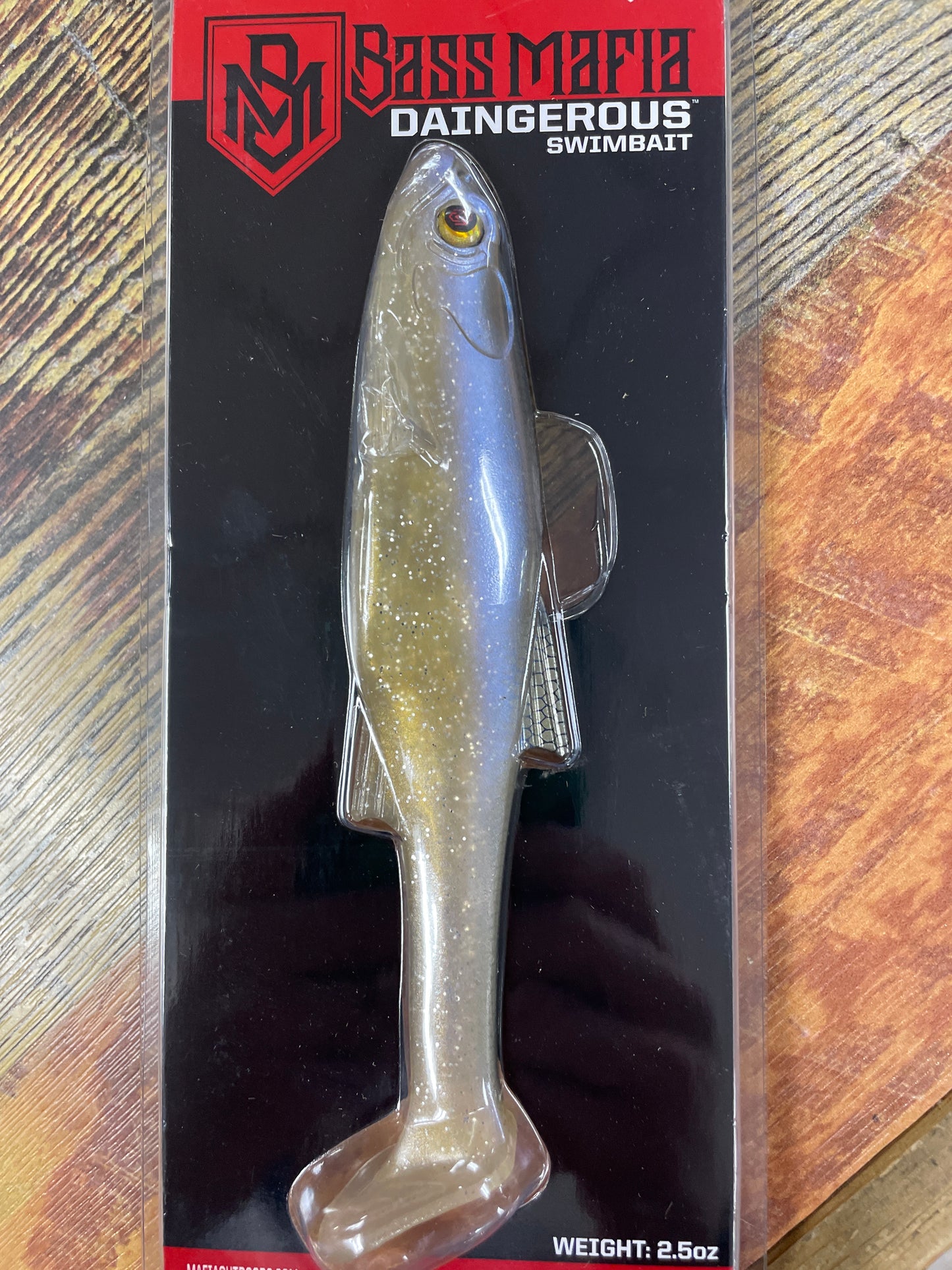 Bass Mafia Daingerous Swimbait 7” Blackbass Shad