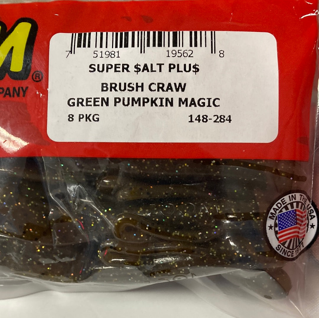 Zoom Brush Craw - Green Pumpkin Magic