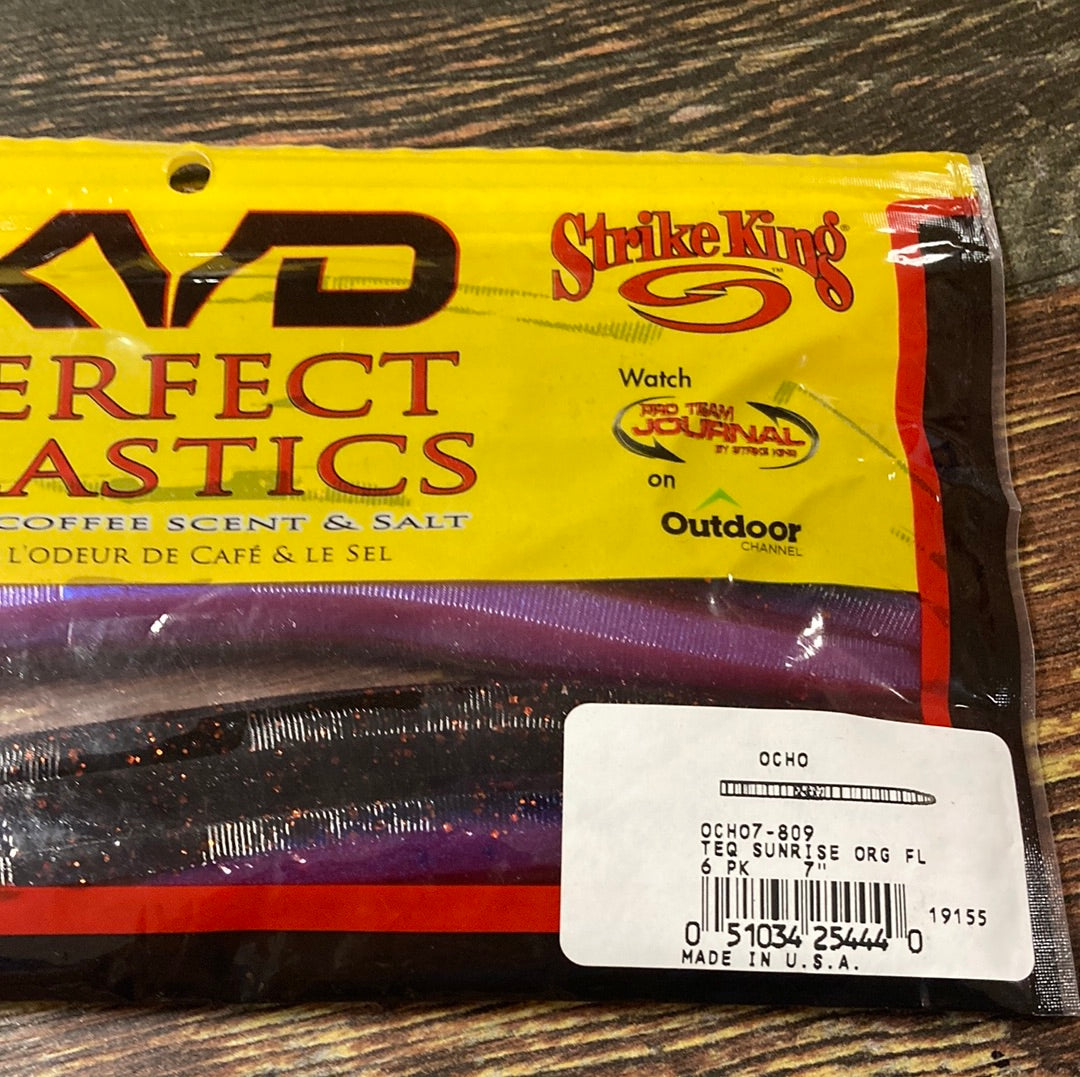 Strike King KVD Ocho 7” Tequila Sunrise