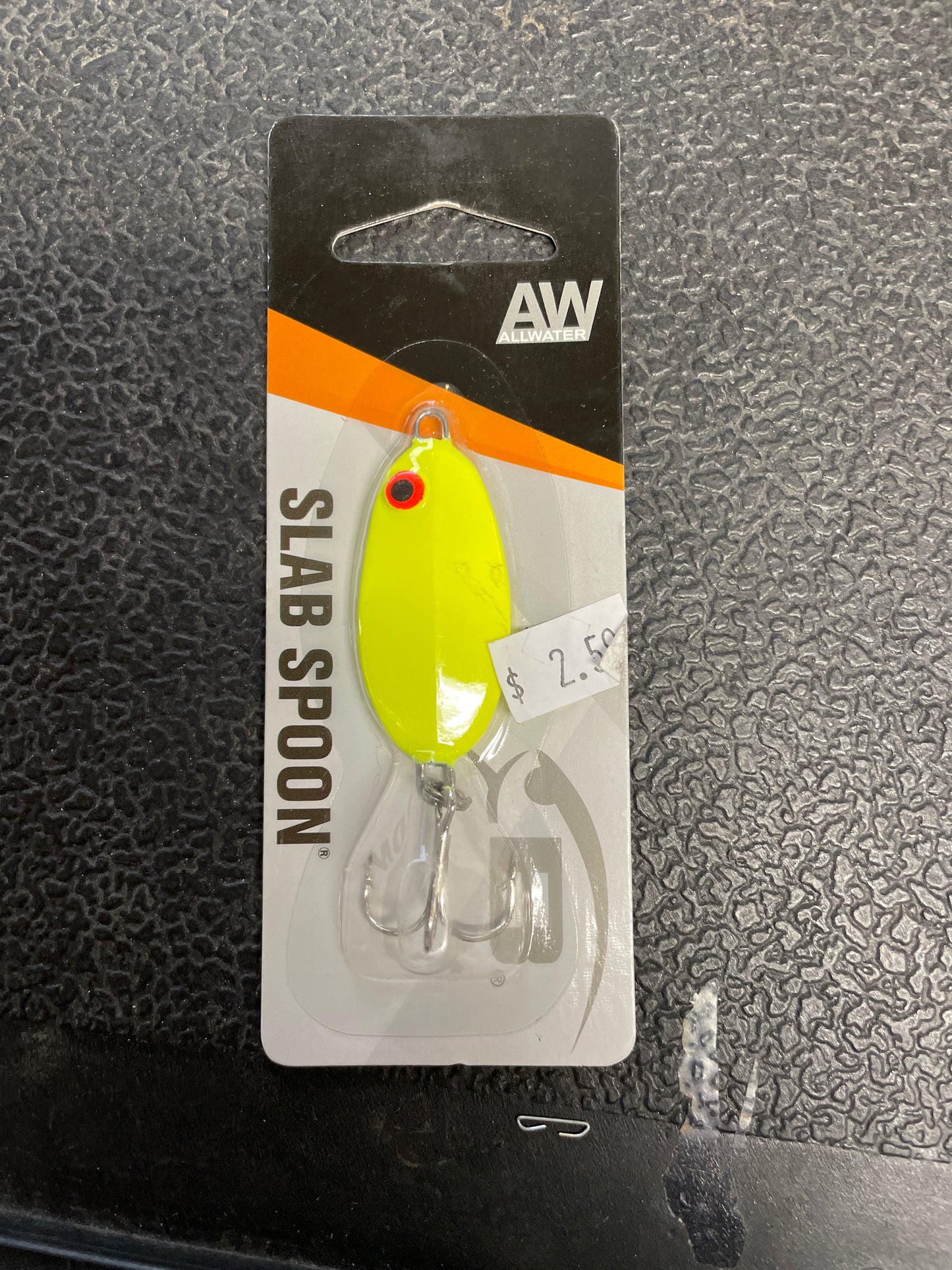 Allwater Slab Spoon 7/8 oz. Chartreuse