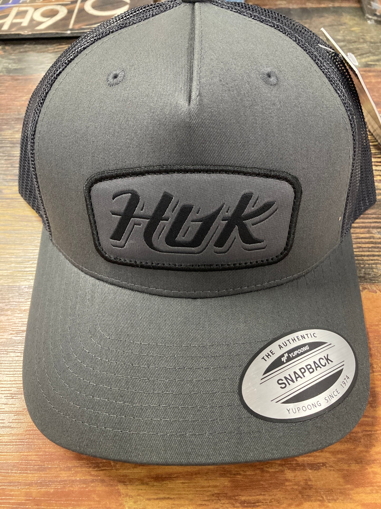 HUK Hat - Script Patch - Black
